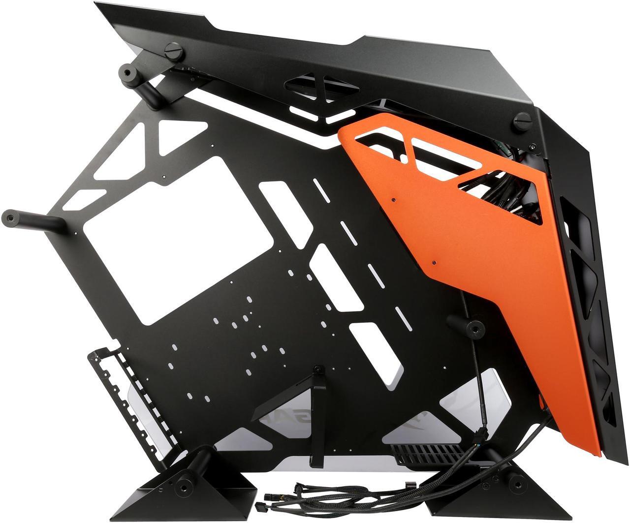 Alt view image 6 of 8 - COUGAR Conquer Aluminum Alloy ATX Mid Tower Aluminum Frame Tempered Glass Gaming Case with LED Fan