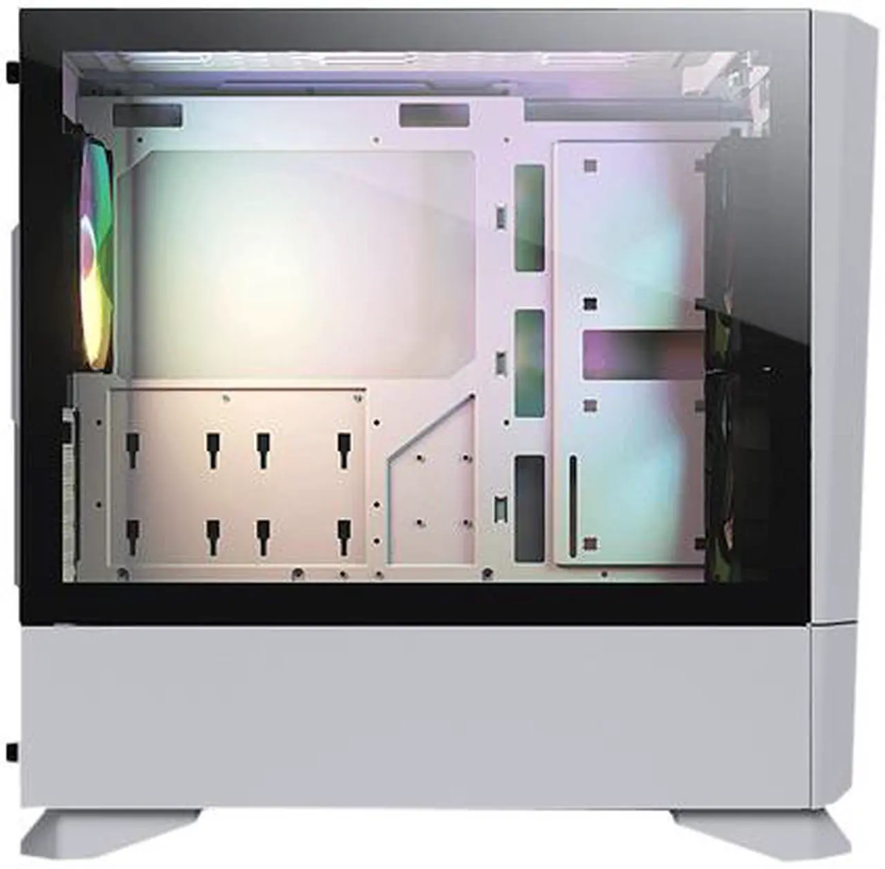 Alt view image 8 of 10 - COUGAR MG140 Air RGB White Micro ATX Tower Computer Case