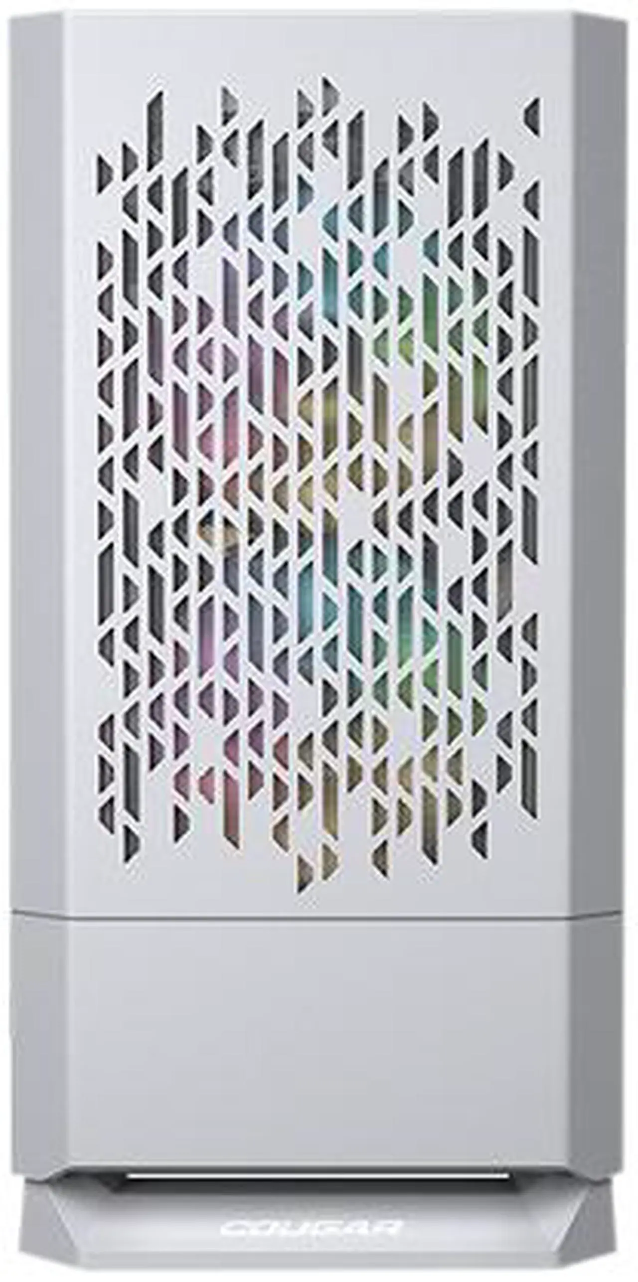 Alt view image 2 of 10 - COUGAR MG140 Air RGB White Micro ATX Tower Computer Case