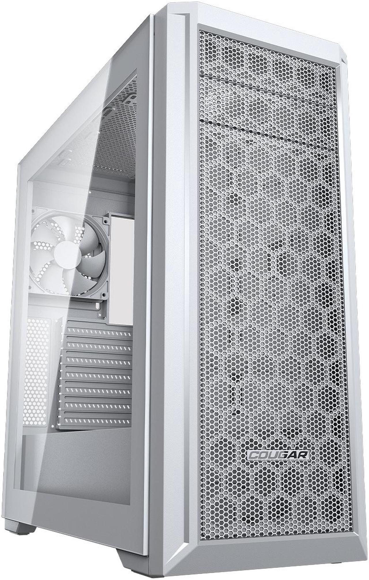 COUGAR MX330-G Pro White ATX Mid Tower Cases (Computer Cases - ATX Form)