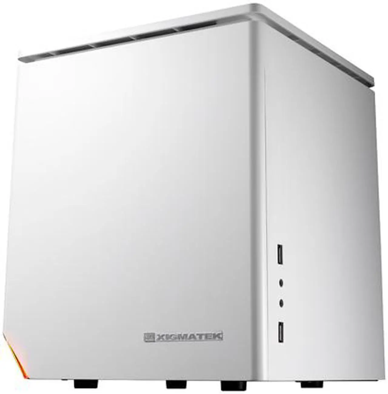 Alt view image 2 of 6 - Xigmatek Nebula C EN6329 White Mini-ITX Cube Chassis