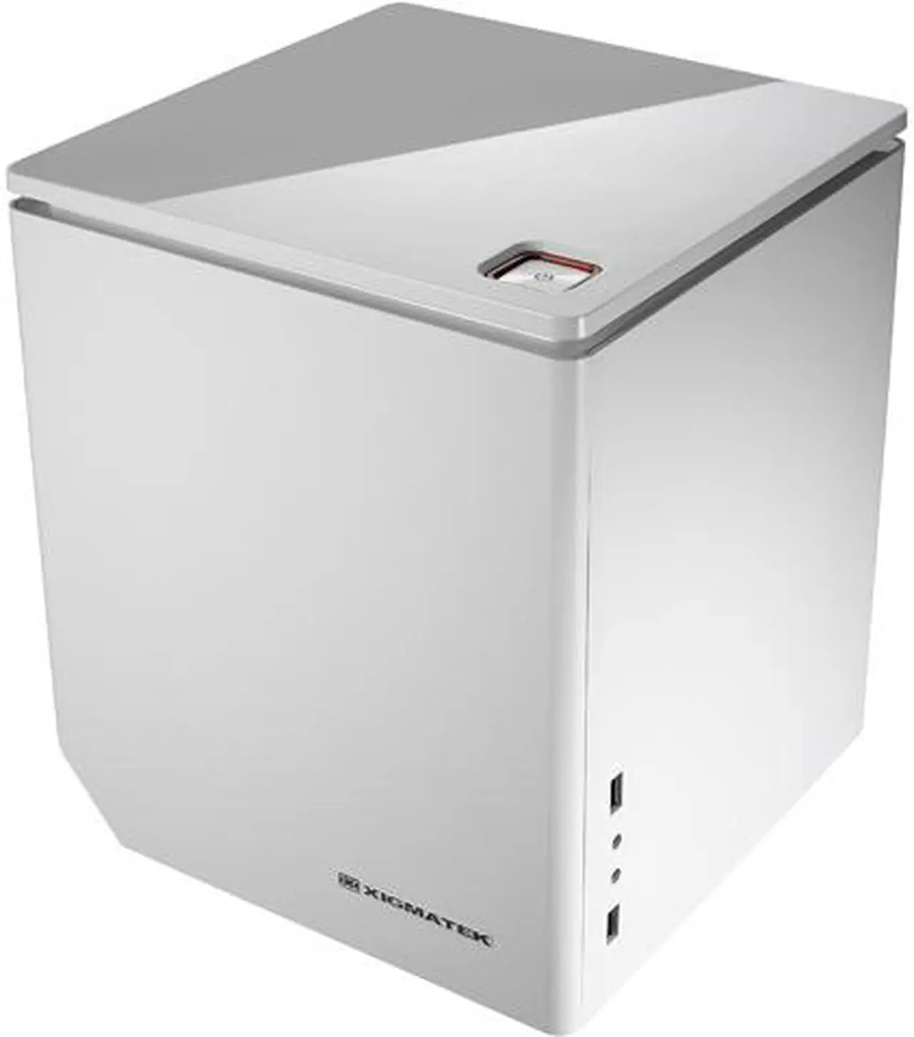 Alt view image 4 of 6 - Xigmatek Nebula C EN6329 White Mini-ITX Cube Chassis