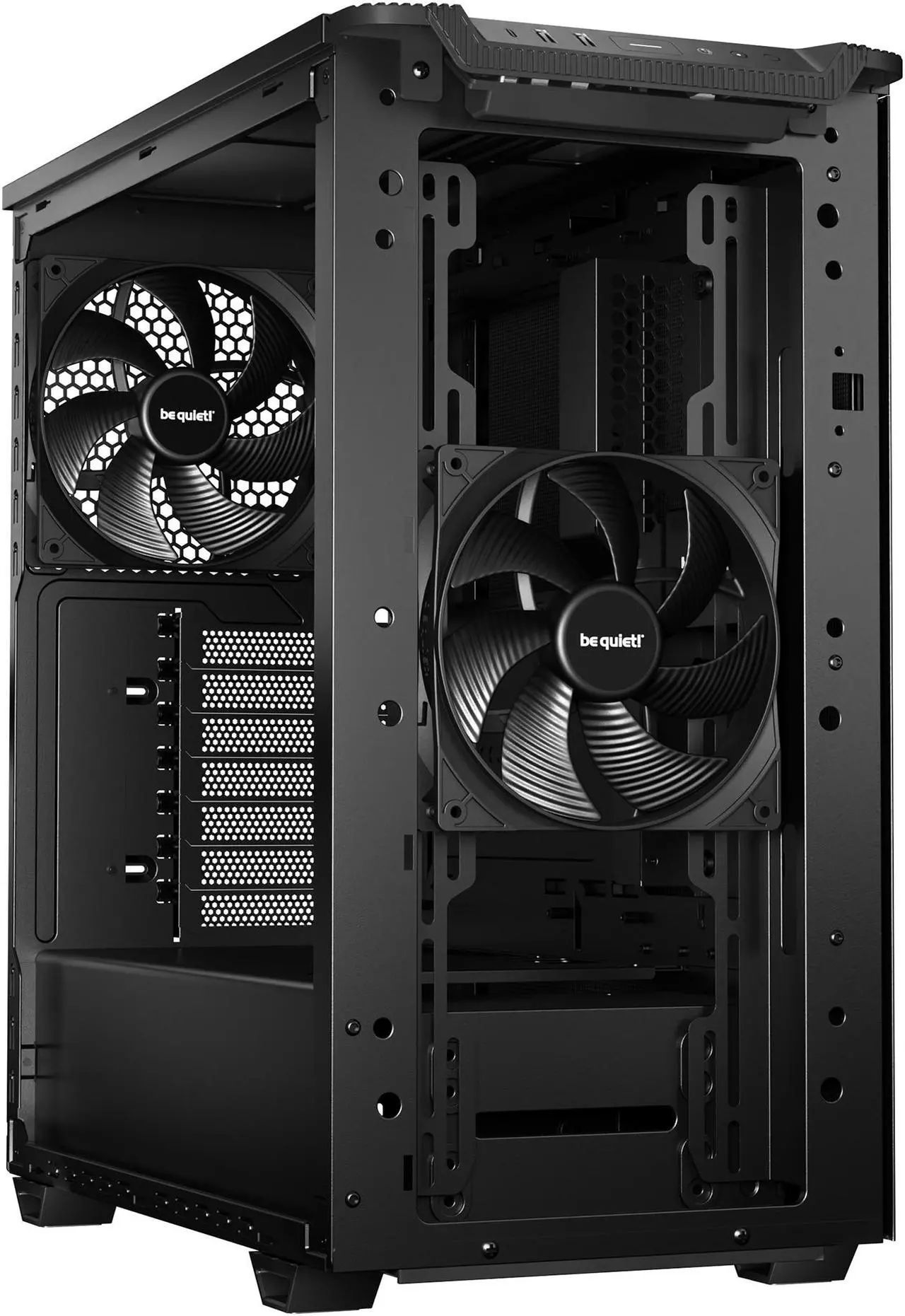 Alt view image 6 of 9 - be quiet! BGW74 PURE BASE 501 Airflow Black ABS / Steel / Tempered Glass ATX Full Tower Computer Case