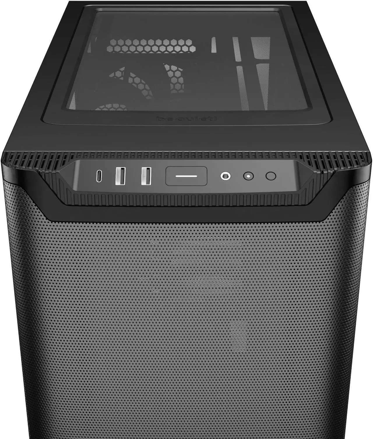 Alt view image 4 of 9 - be quiet! BGW74 PURE BASE 501 Airflow Black ABS / Steel / Tempered Glass ATX Full Tower Computer Case