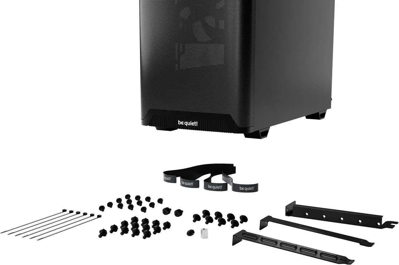 Alt view image 10 of 9 - be quiet! BGW74 PURE BASE 501 Airflow Black ABS / Steel / Tempered Glass ATX Full Tower Computer Case