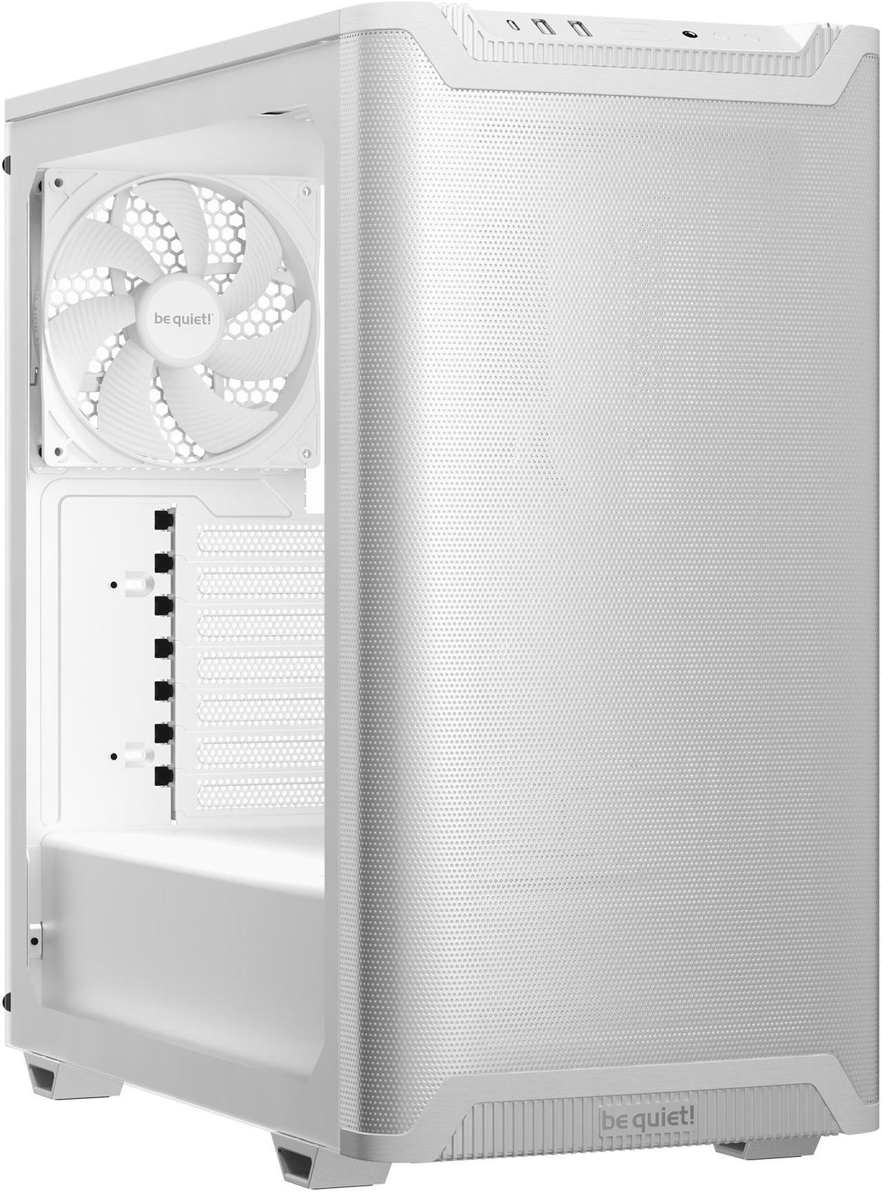 be quiet! BGW75 PURE BASE 501 Airflow White ABS / Steel / Tempered Glass ATX Full Tower Computer Case