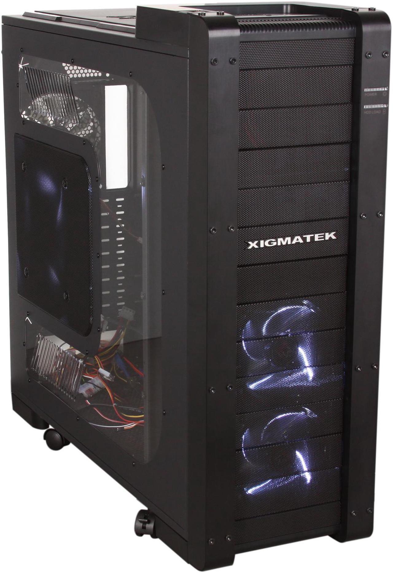 Main image of Xigmatek Elysium Black CCC-HSA0DS-U01 All Black Aluminum / Steel ATX Super Tower Computer Case