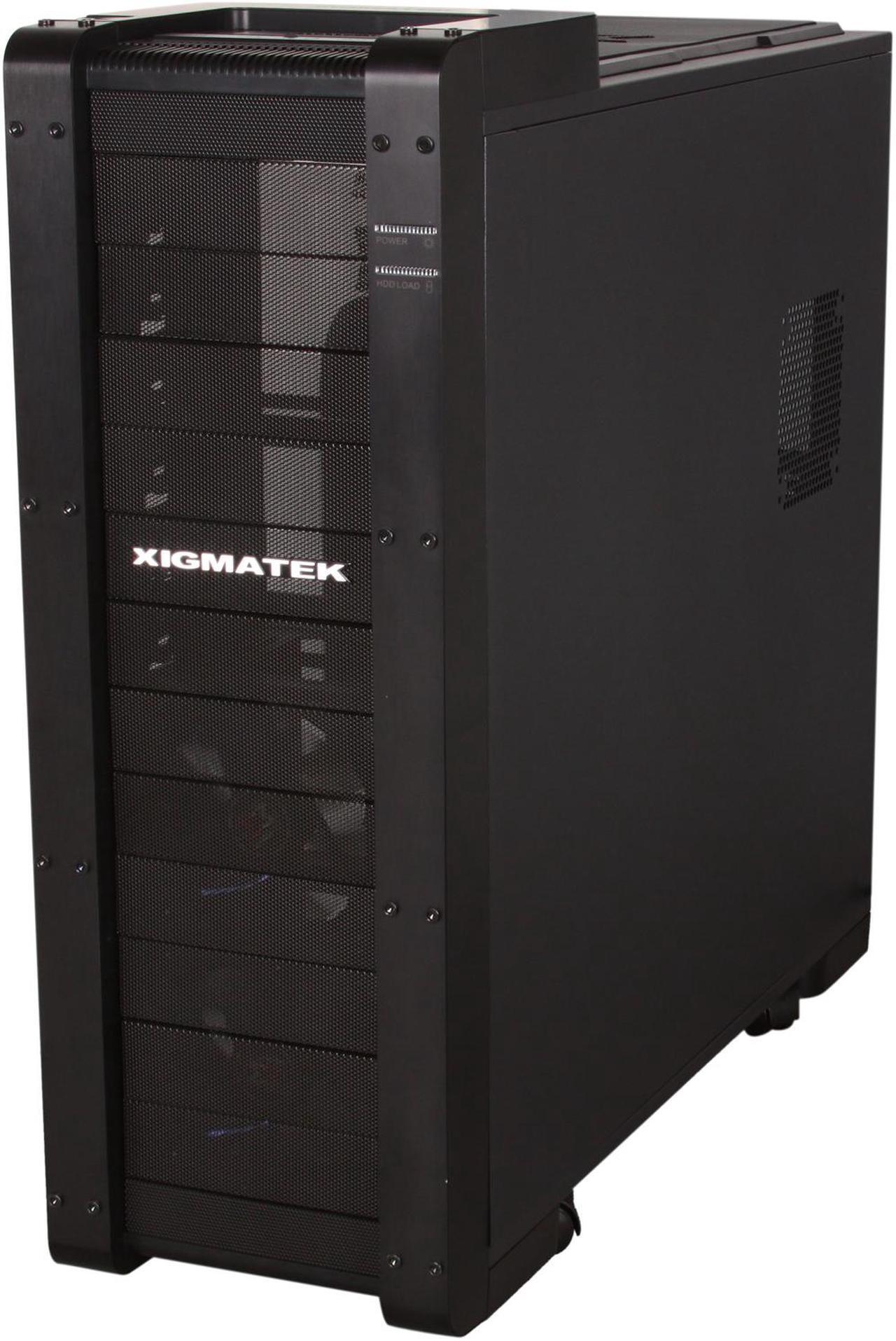Alt view image 3 of 9 - Xigmatek Elysium Black CCC-HSA0DS-U01 All Black Aluminum / Steel ATX Super Tower Computer Case