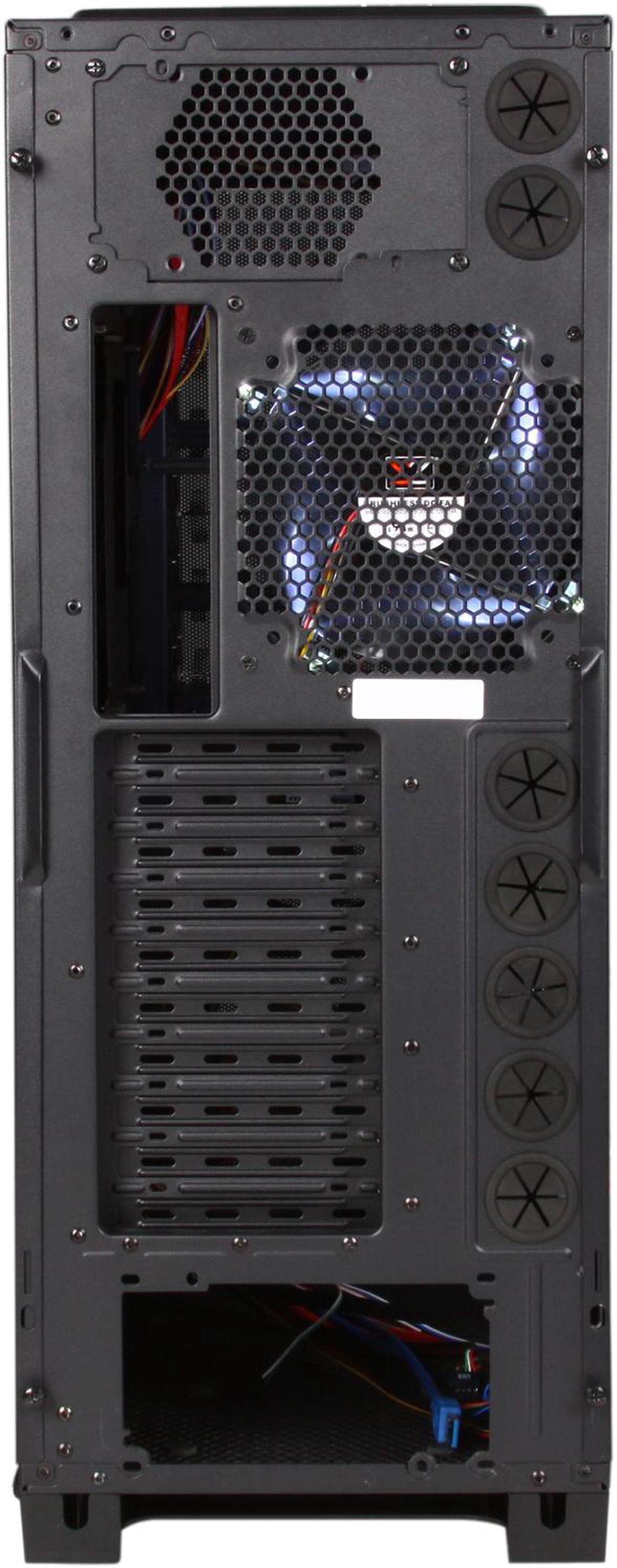 Alt view image 7 of 9 - Xigmatek Elysium Black CCC-HSA0DS-U01 All Black Aluminum / Steel ATX Super Tower Computer Case