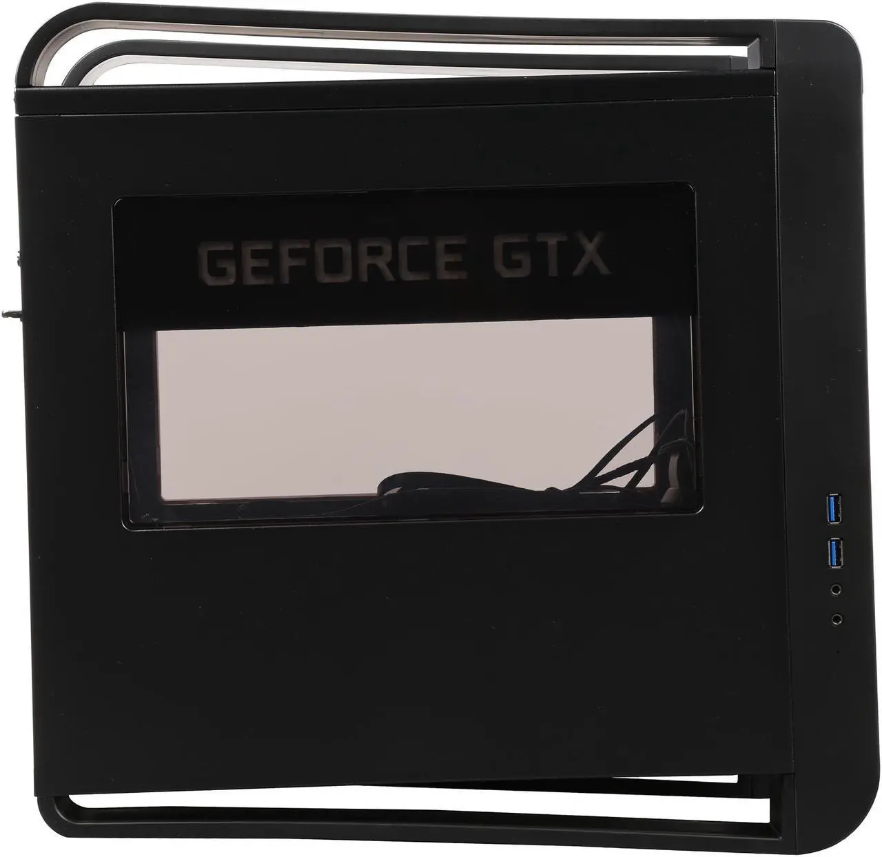 Alt view image 5 of 9 - Xigmatek Aquila NVIDIA – GeForce GTX Black Steel Micro-ATX Cube Chassis Special Edition EN5520