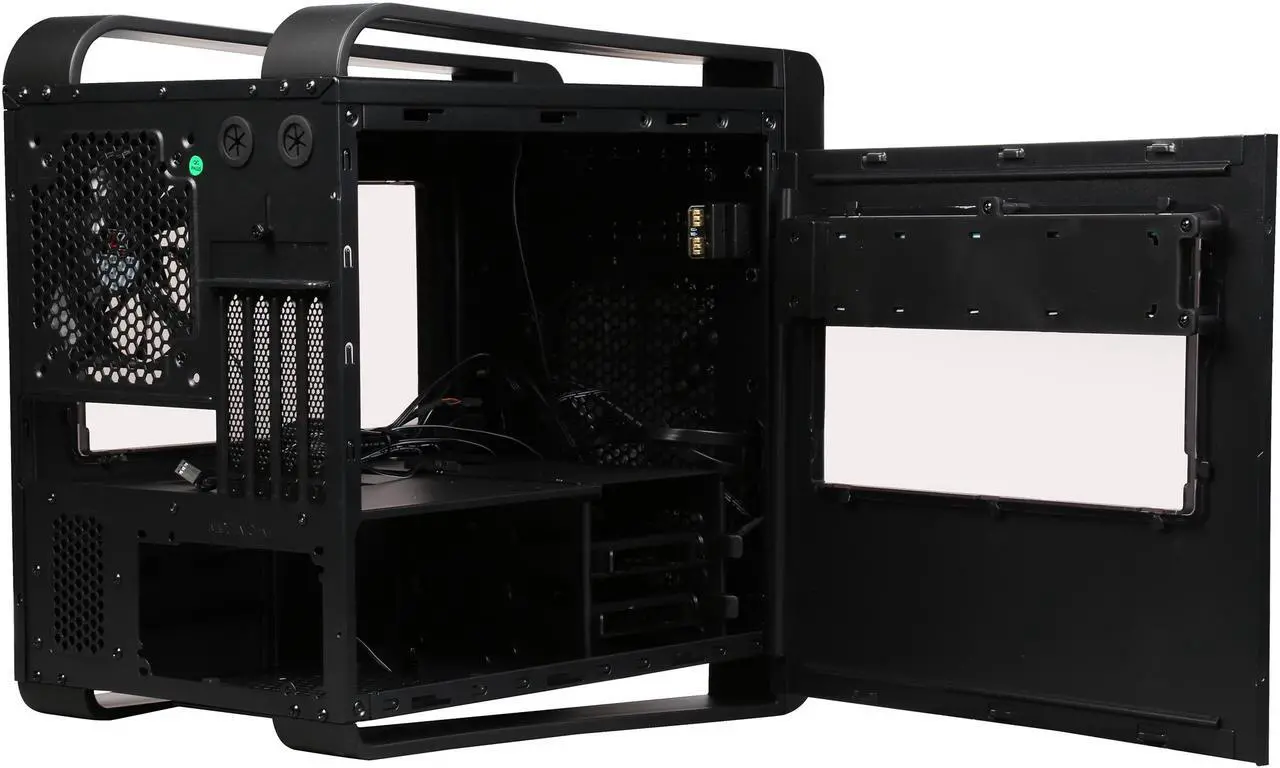 Alt view image 6 of 9 - Xigmatek Aquila NVIDIA – GeForce GTX Black Steel Micro-ATX Cube Chassis Special Edition EN5520