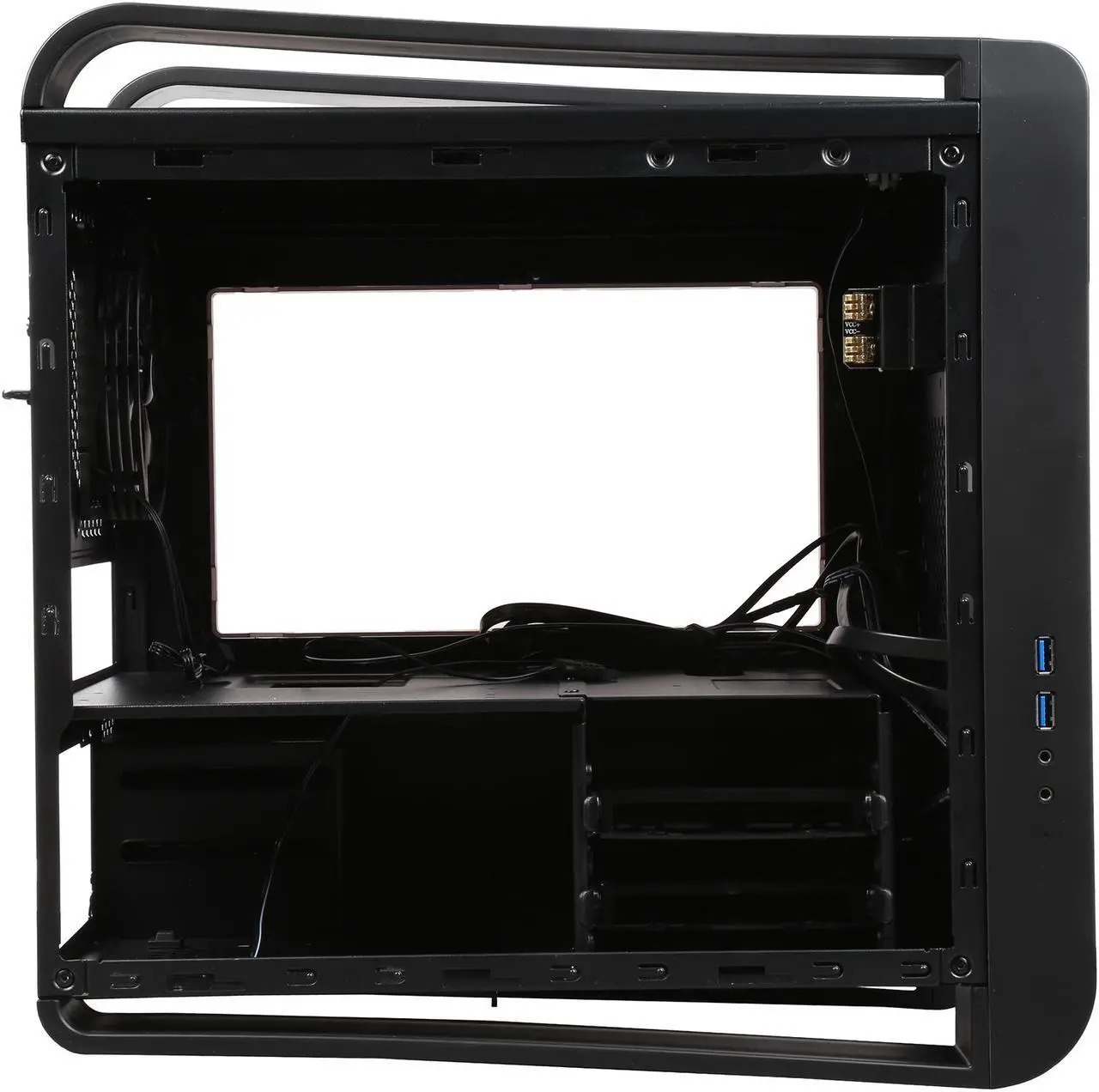 Alt view image 7 of 9 - Xigmatek Aquila NVIDIA – GeForce GTX Black Steel Micro-ATX Cube Chassis Special Edition EN5520