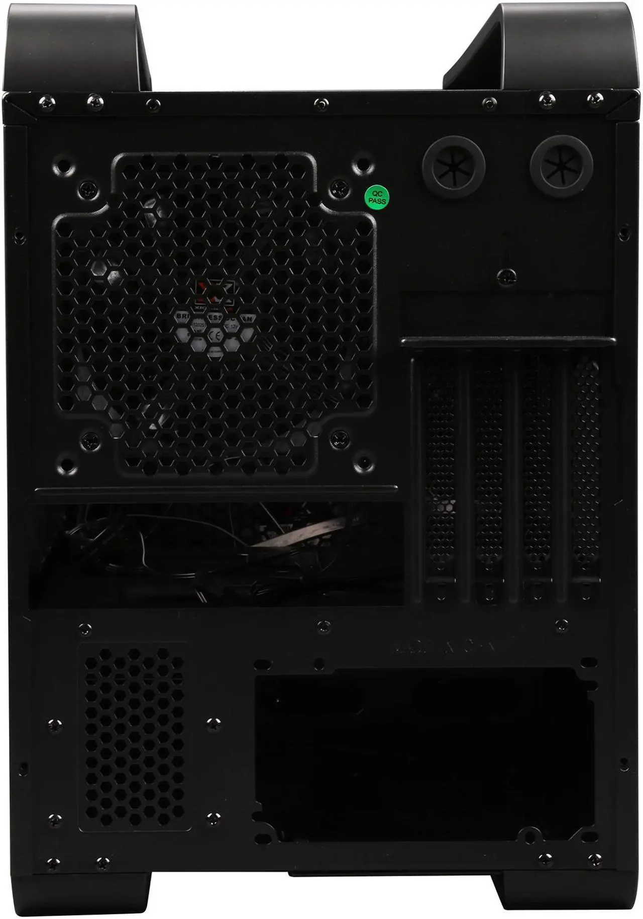 Alt view image 9 of 9 - Xigmatek Aquila NVIDIA – GeForce GTX Black Steel Micro-ATX Cube Chassis Special Edition EN5520