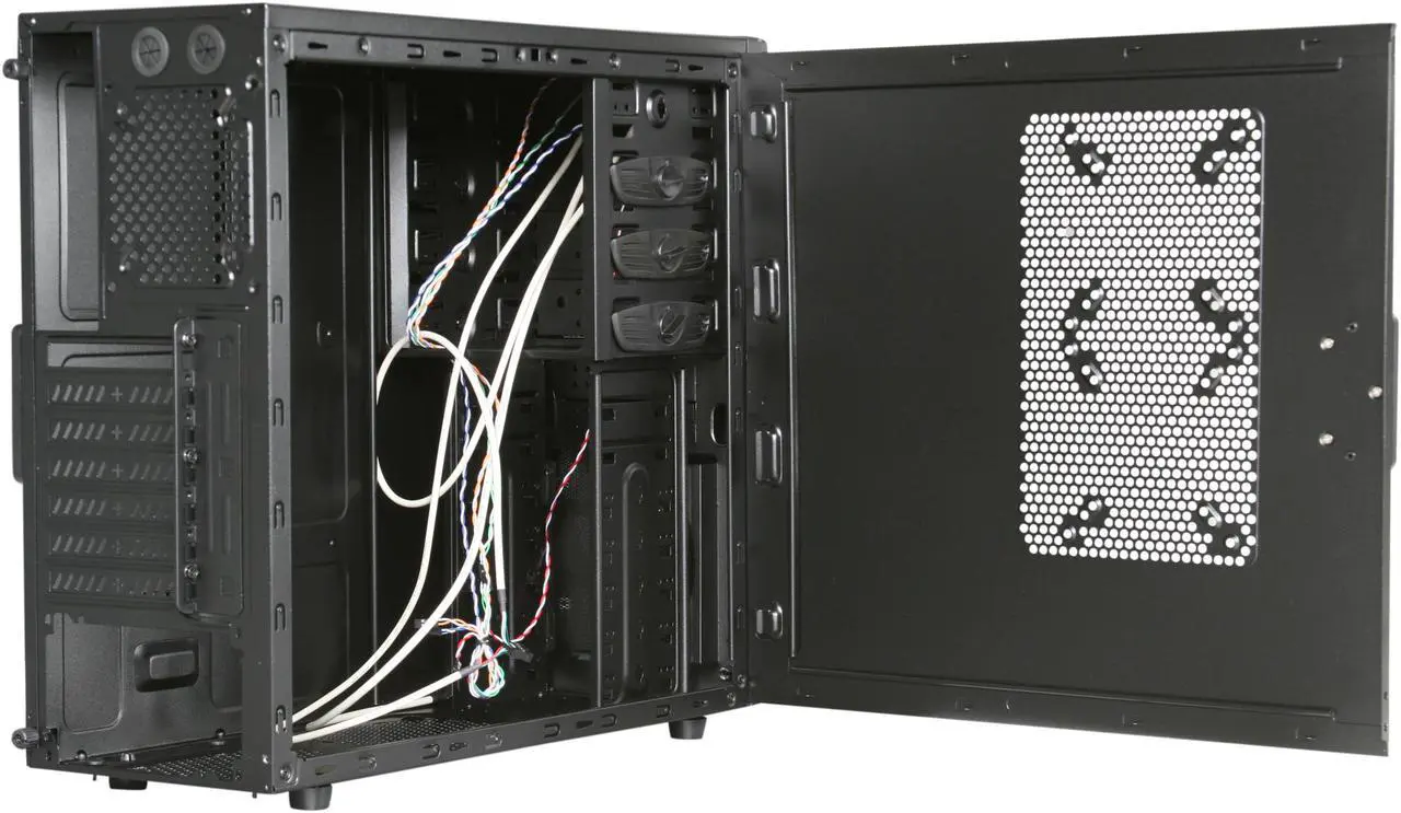 Alt view image 5 of 9 - Diablotek CPA-0390 Black SGCC Steel Legend ATX Mid Tower Computer Case