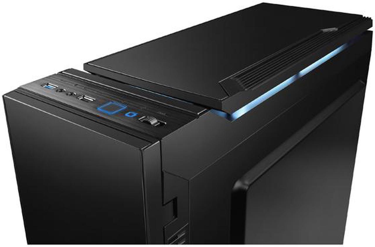 Alt view image 9 of 10 - DEEPCOOL DUKASE V2-ATX Mid Tower Computer Case Side Window Fan Speed Controller Metal Inner Structure