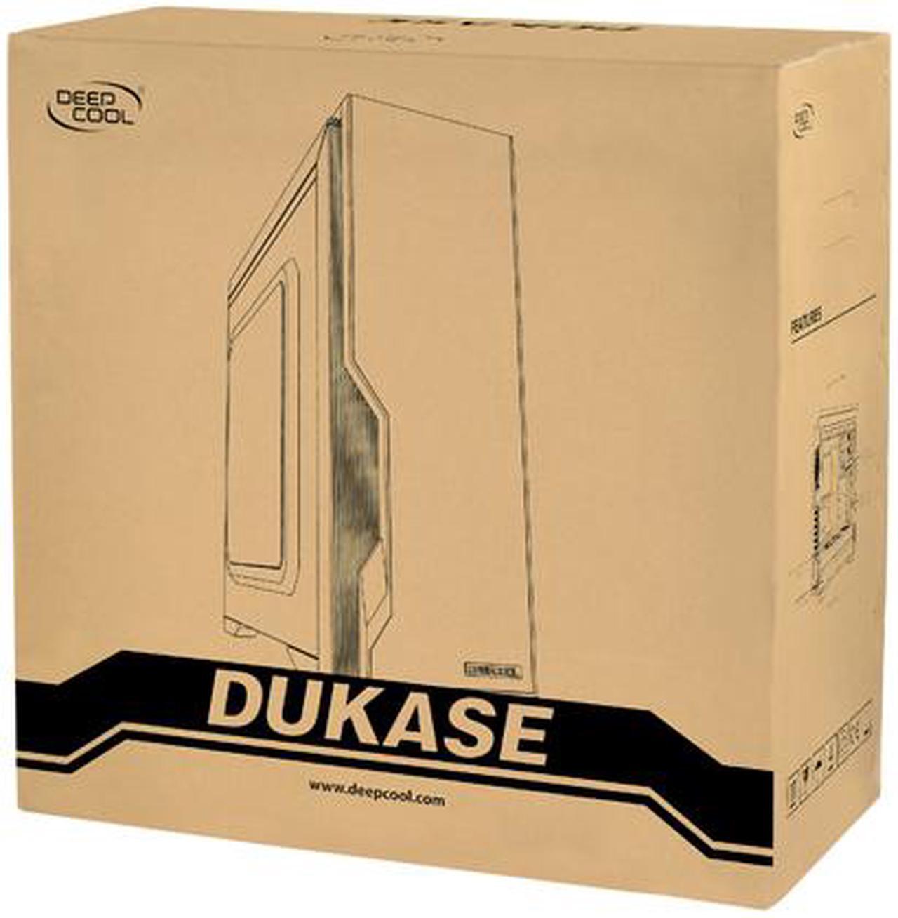 Alt view image 10 of 10 - DEEPCOOL DUKASE V2-ATX Mid Tower Computer Case Side Window Fan Speed Controller Metal Inner Structure