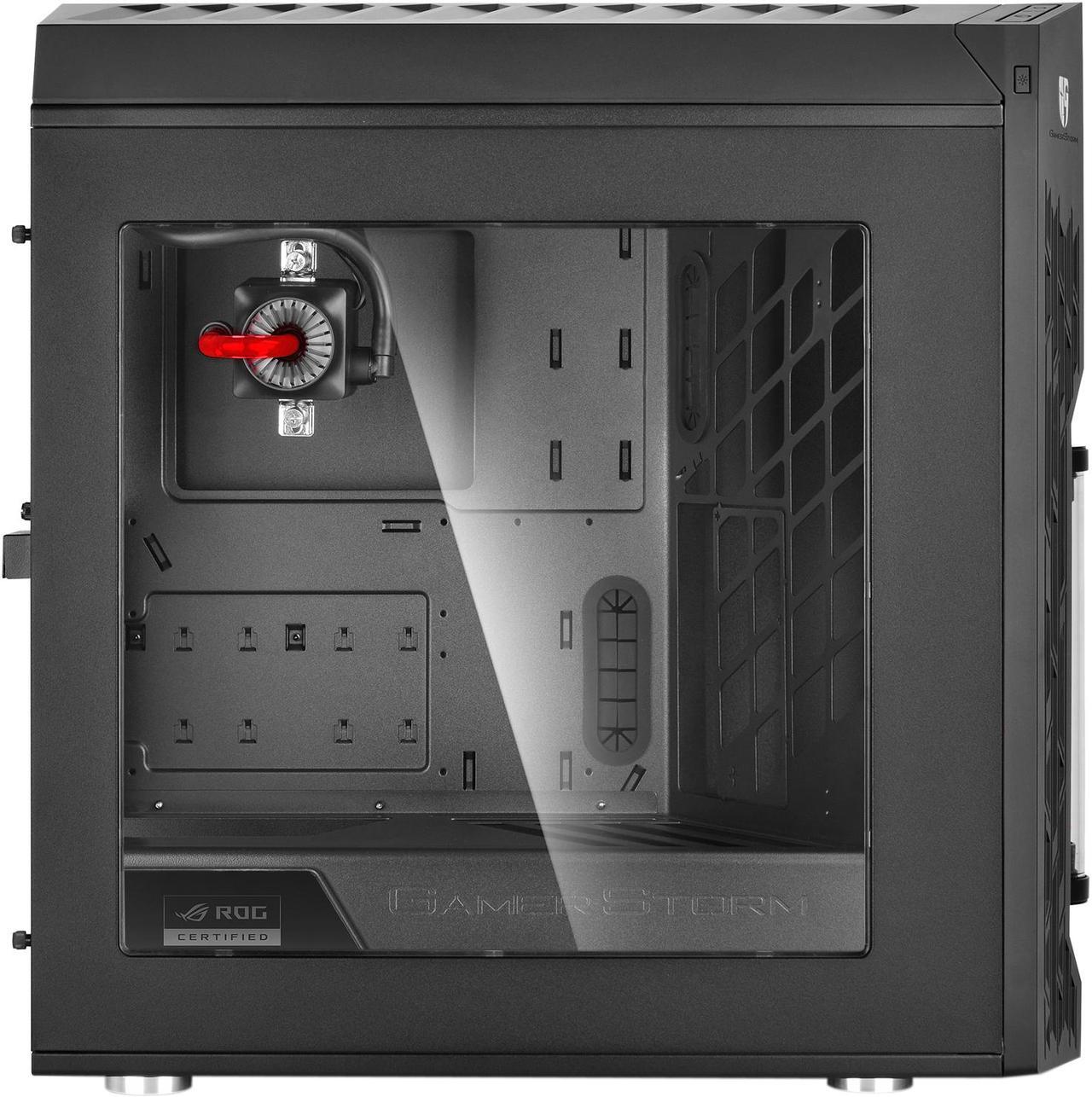 Alt view image 3 of 15 - DEEPCOOL Gamer Storm Genome ROG-ATX Mid Tower Computer Case 360mm liquid Cooling System Pre-installed, Aura RGB Lighting System
