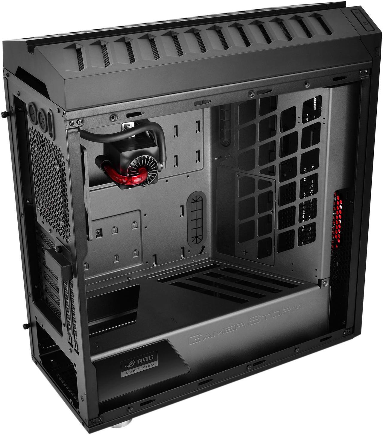 Alt view image 6 of 15 - DEEPCOOL Gamer Storm Genome ROG-ATX Mid Tower Computer Case 360mm liquid Cooling System Pre-installed, Aura RGB Lighting System