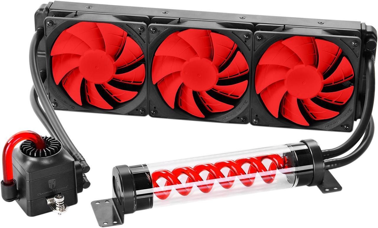 Alt view image 9 of 15 - DEEPCOOL Gamer Storm Genome ROG-ATX Mid Tower Computer Case 360mm liquid Cooling System Pre-installed, Aura RGB Lighting System