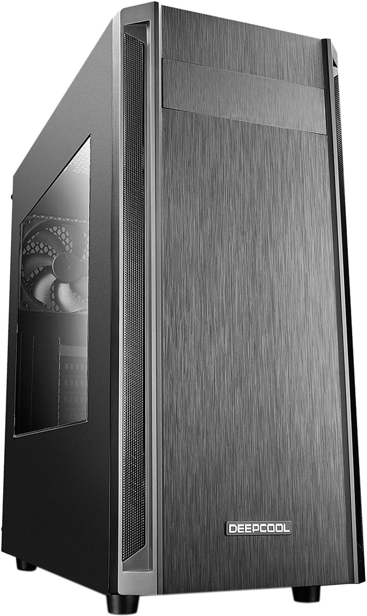 Main image of DEEPCOOL D-Shield V2 ATX Compact Mid Tower Case 360mm Liquid Cooler Compatible