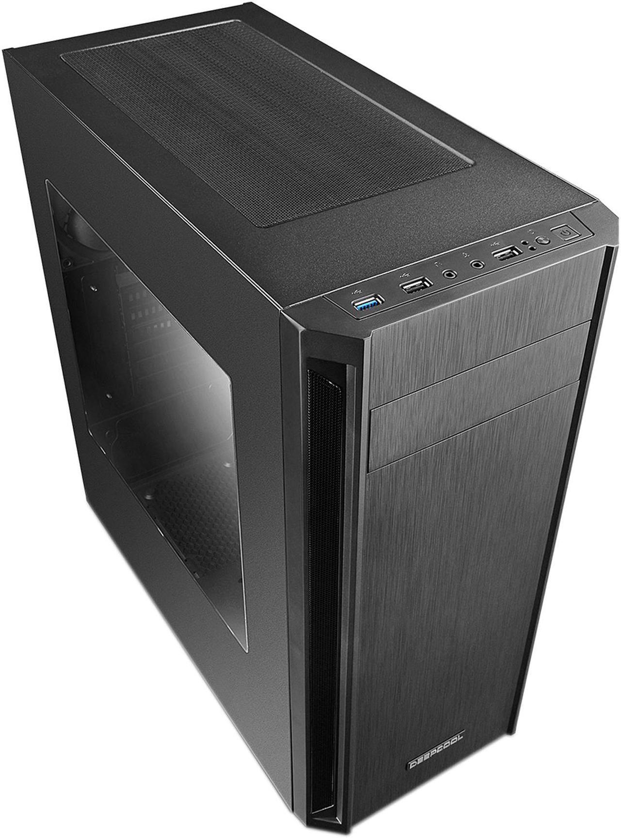 Alt view image 3 of 10 - DEEPCOOL D-Shield V2 ATX Compact Mid Tower Case 360mm Liquid Cooler Compatible