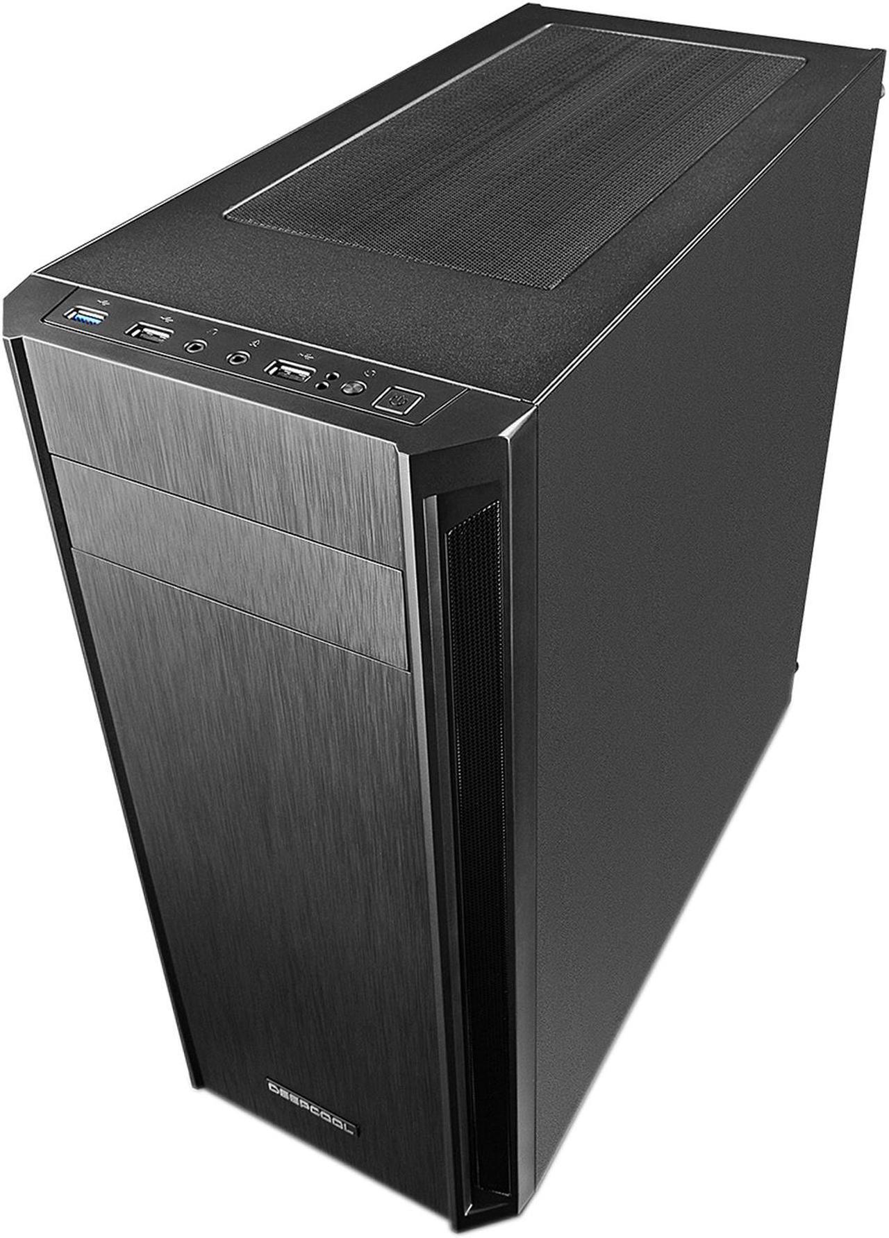 Alt view image 4 of 10 - DEEPCOOL D-Shield V2 ATX Compact Mid Tower Case 360mm Liquid Cooler Compatible