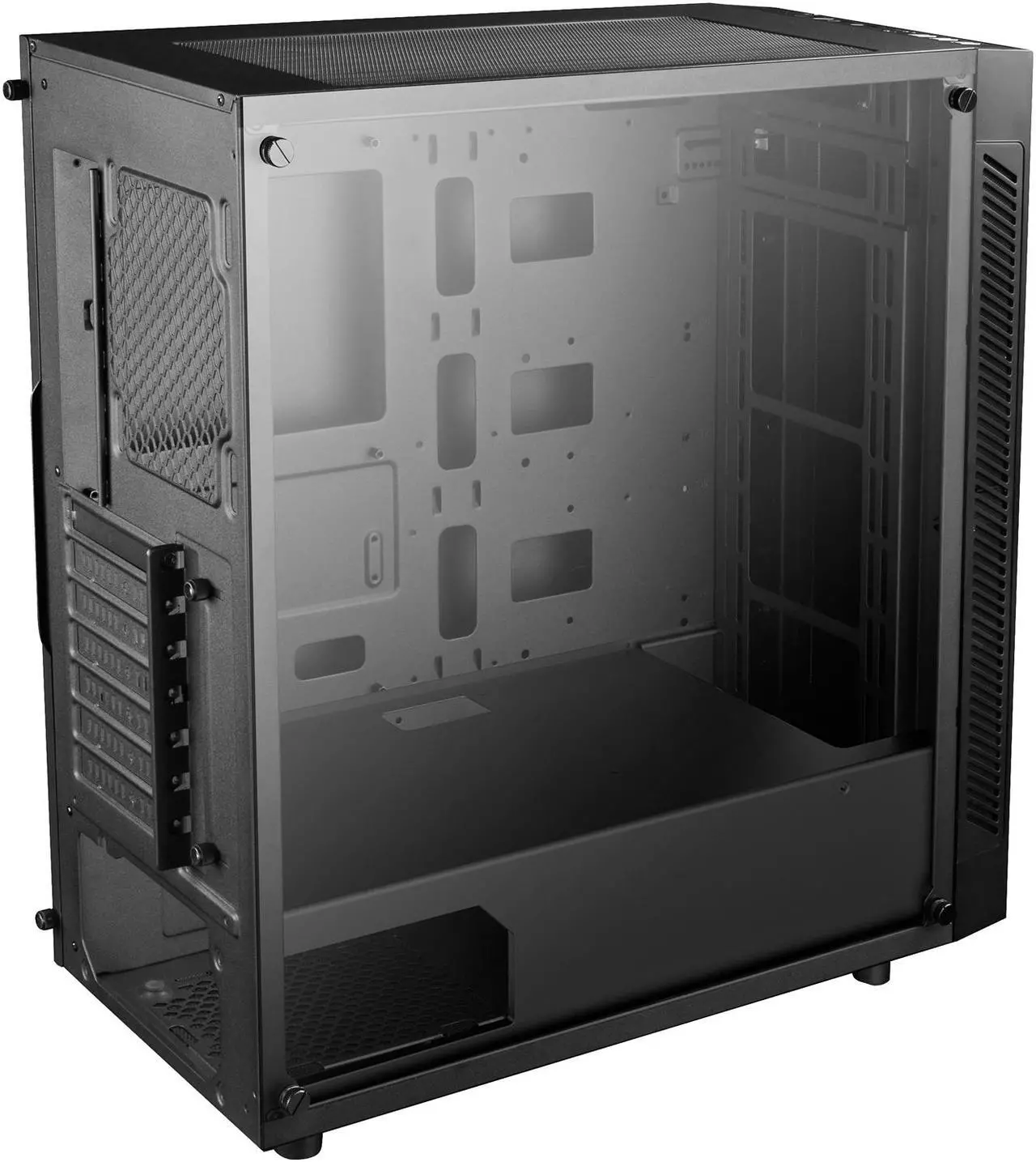 Alt view image 11 of 19 - DEEPCOOL MATREXX 55 ADD-RGB 3F ATX Mid-Tower Case 3x120mm ADD-RGB Fans Full-size Tempered Glass Motherboard SYNC Control ADD-RGB Lighting System