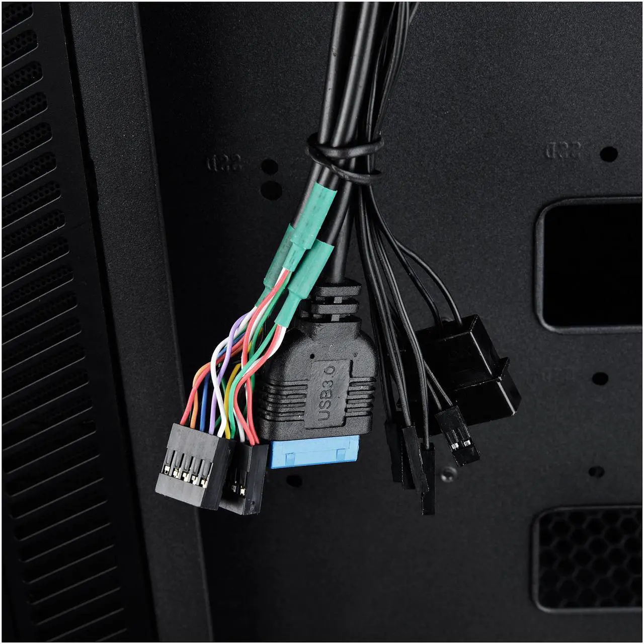 Alt view image 17 of 19 - DEEPCOOL MATREXX 55 ADD-RGB 3F ATX Mid-Tower Case 3x120mm ADD-RGB Fans Full-size Tempered Glass Motherboard SYNC Control ADD-RGB Lighting System