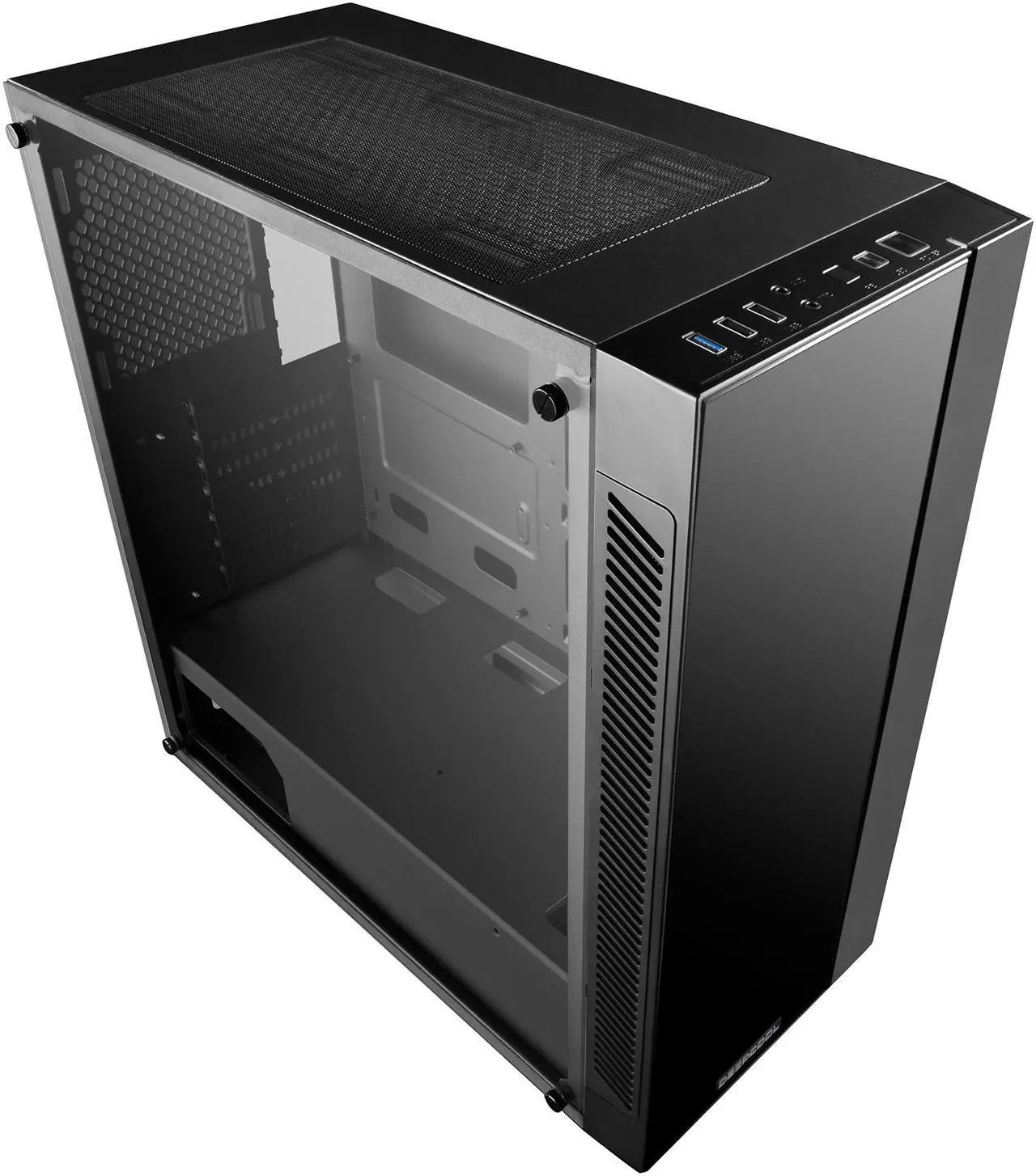 Alt view image 8 of 19 - DEEPCOOL MATREXX 55 ADD-RGB 3F ATX Mid-Tower Case 3x120mm ADD-RGB Fans Full-size Tempered Glass Motherboard SYNC Control ADD-RGB Lighting System