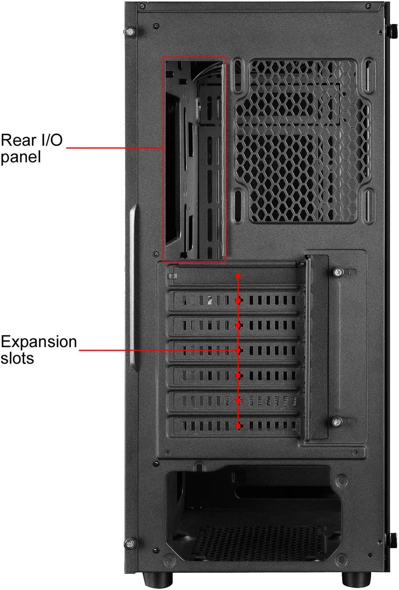 Alt view image 12 of 19 - DEEPCOOL MATREXX 55 ADD-RGB 3F ATX Mid-Tower Case 3x120mm ADD-RGB Fans Full-size Tempered Glass Motherboard SYNC Control ADD-RGB Lighting System