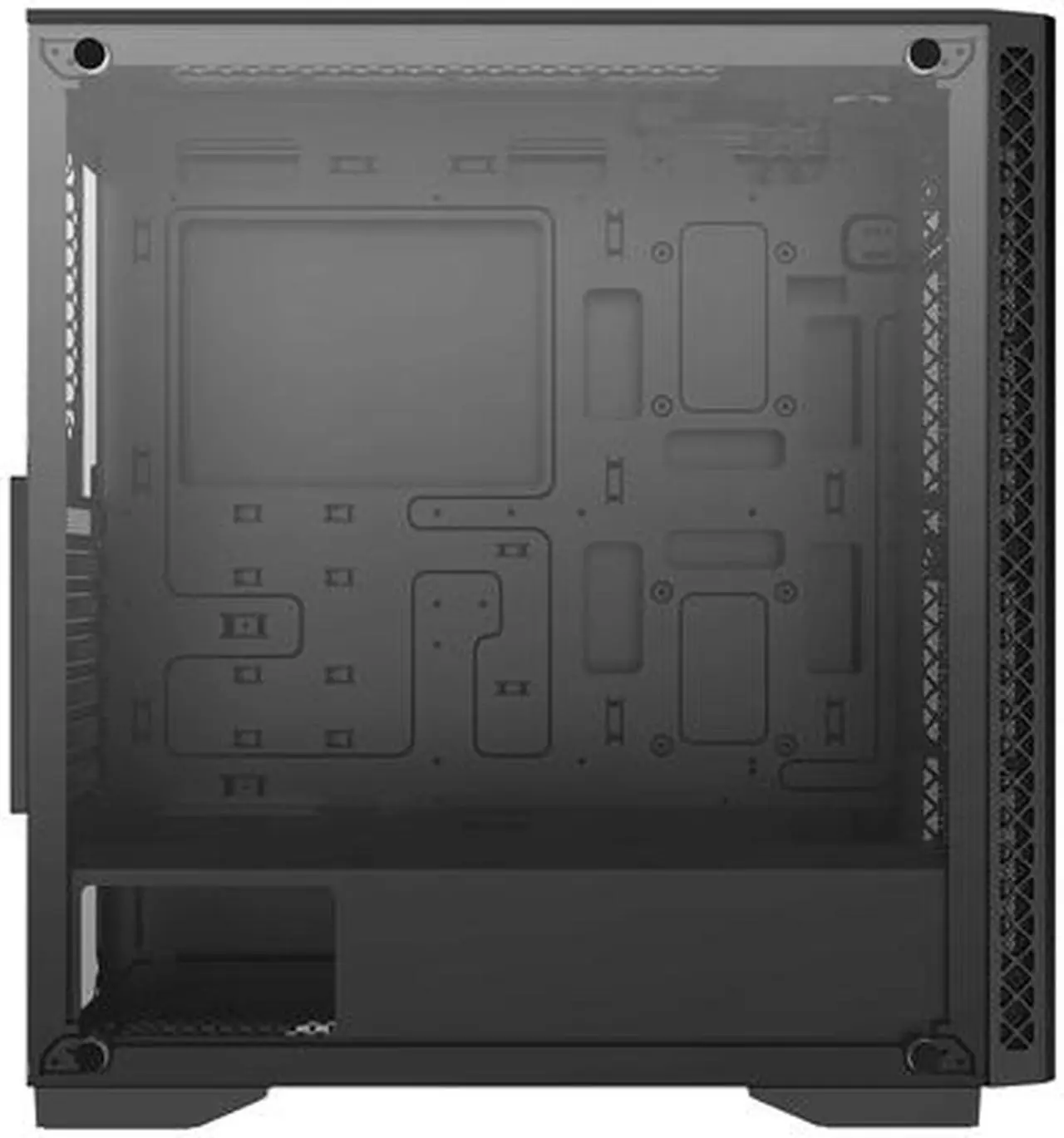 Alt view image 4 of 12 - DEEPCOOL MATREXX 50 ADD-RGB 4F Mid-Tower Case 4x120mm ADD-RGB Fans, Full-size Tempered Glass Side And Front Panel, Motherboard SYNC Control