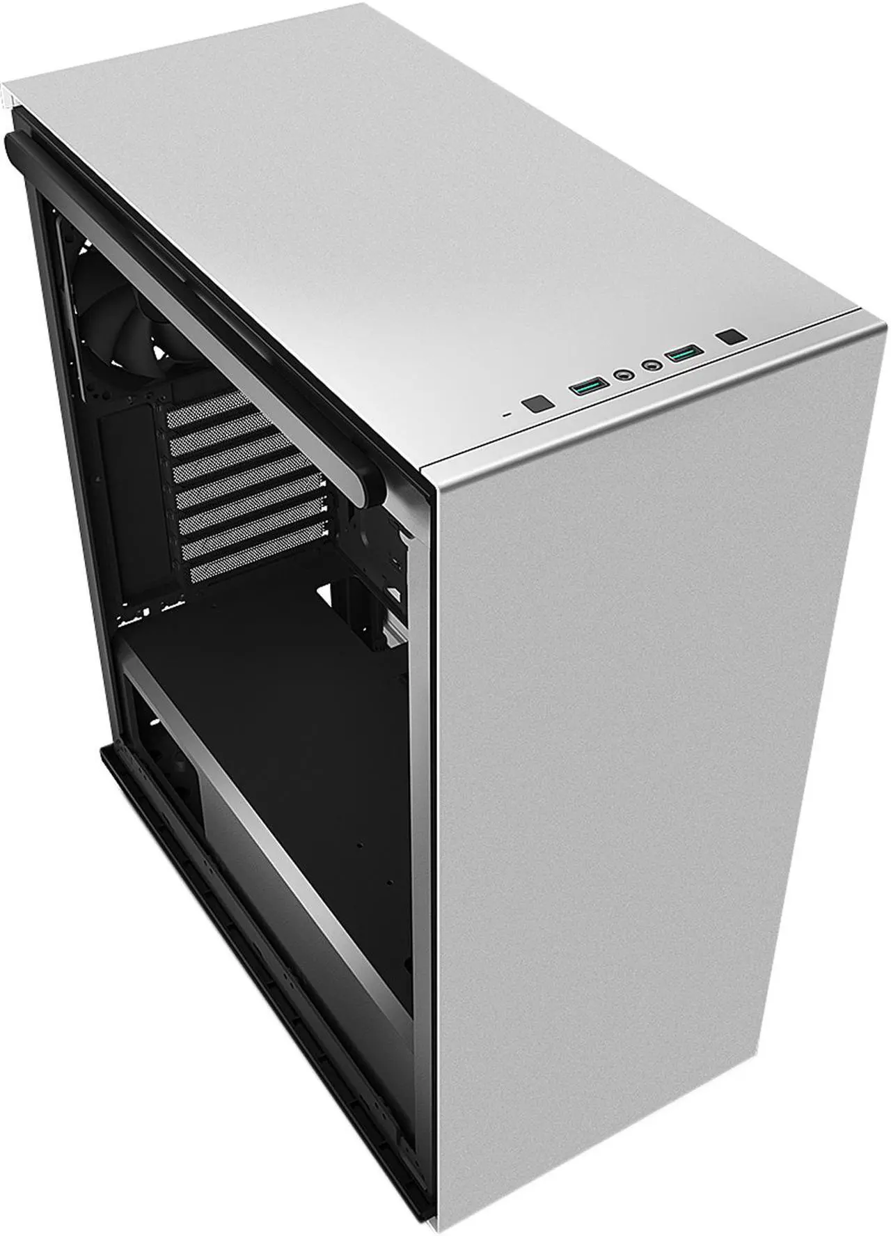 Alt view image 5 of 18 - DEEPCOOL Gamer Storm MACUBE 310 White ATX Mid Tower  Case Full-size Magnetic Tempered Glass Built-in Fan Hub and Graphics Card holder