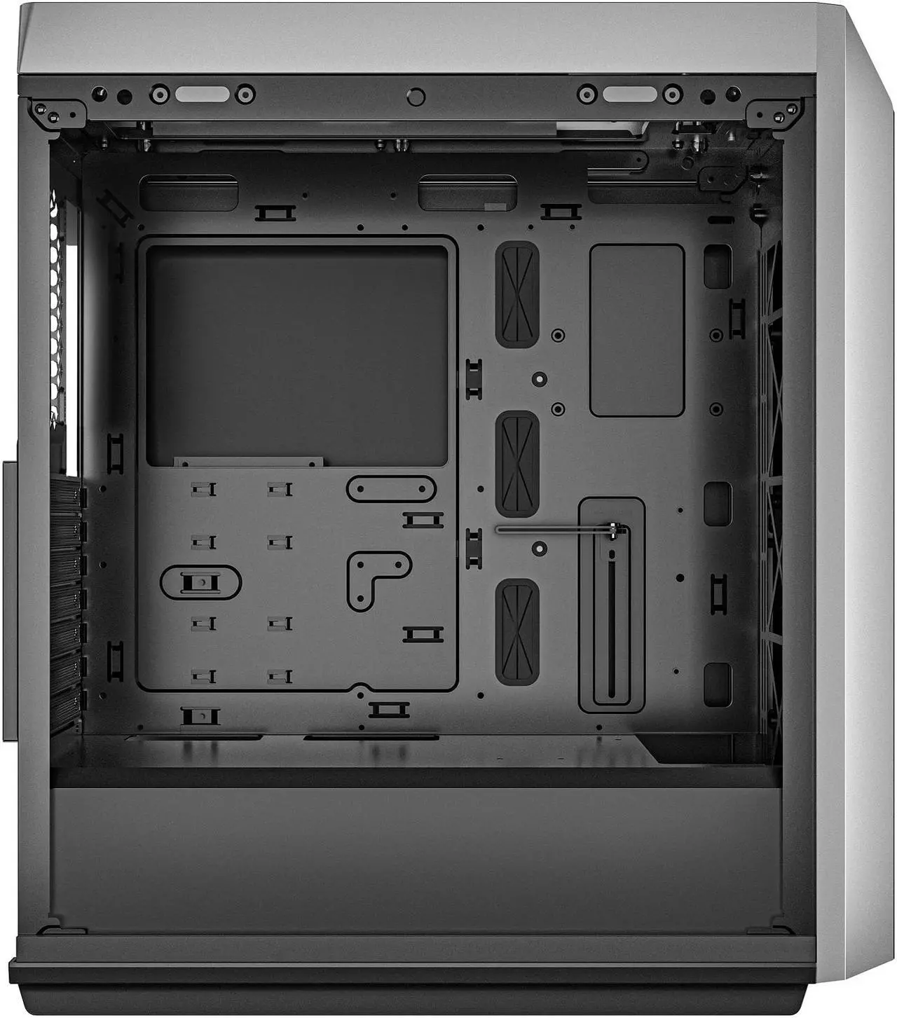 Alt view image 6 of 12 - DeepCool CL500 4F-AP High Airflow Mesh with 4 included A-RGB Fans, Front Panel I/O USB Type-C port, Tempered Glass Magnetic Side Panel, Built-In Fan Hub and Graphics Card holder Mid-Tower ATX Case