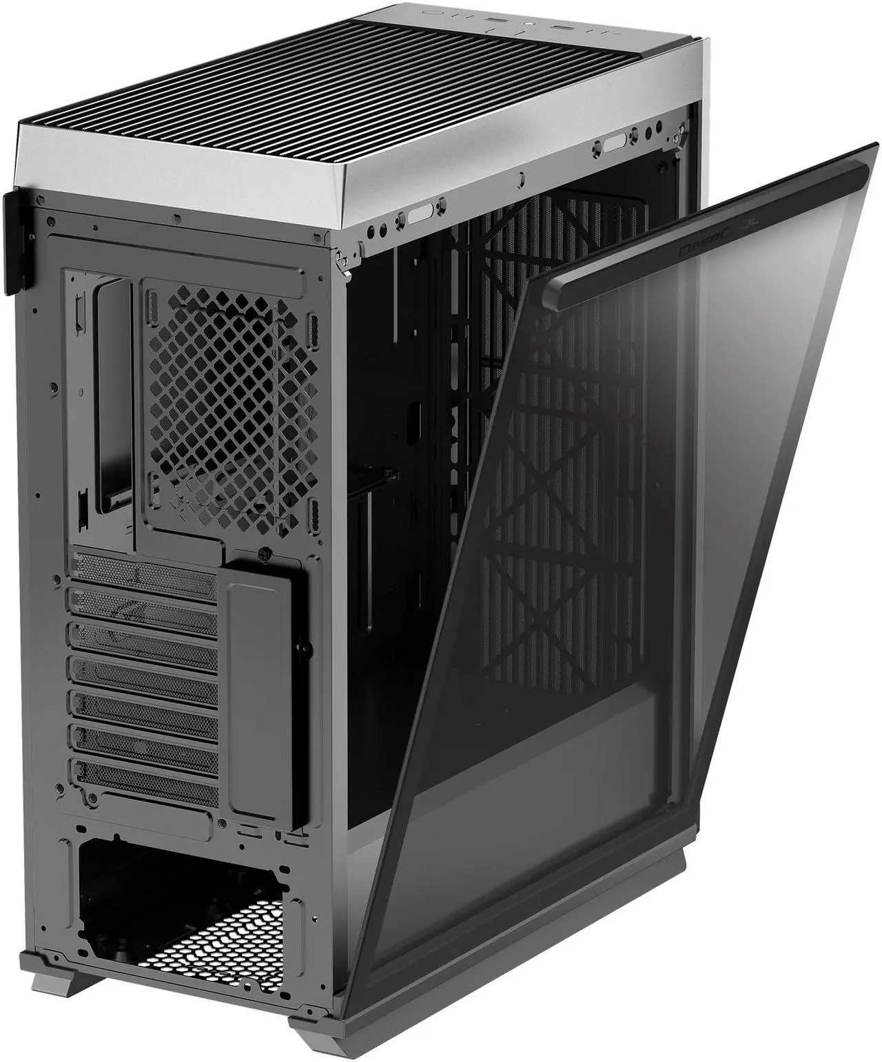 Alt view image 9 of 12 - DeepCool CL500 4F-AP High Airflow Mesh with 4 included A-RGB Fans, Front Panel I/O USB Type-C port, Tempered Glass Magnetic Side Panel, Built-In Fan Hub and Graphics Card holder Mid-Tower ATX Case