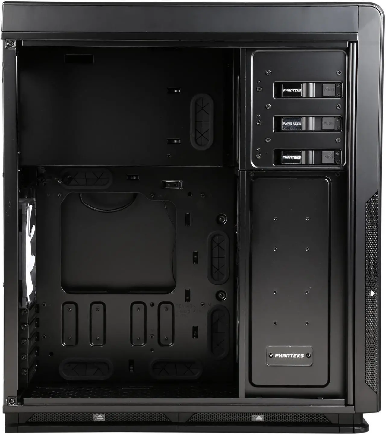 Alt view image 6 of 8 - Phanteks Enthoo Mini XL PH-ES414M_BK Aluminum mATX Tower Computer Case, Window, Black
