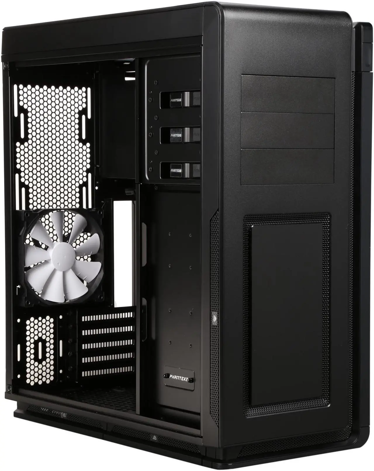 Alt view image 7 of 8 - Phanteks Enthoo Mini XL PH-ES414M_BK Aluminum mATX Tower Computer Case, Window, Black