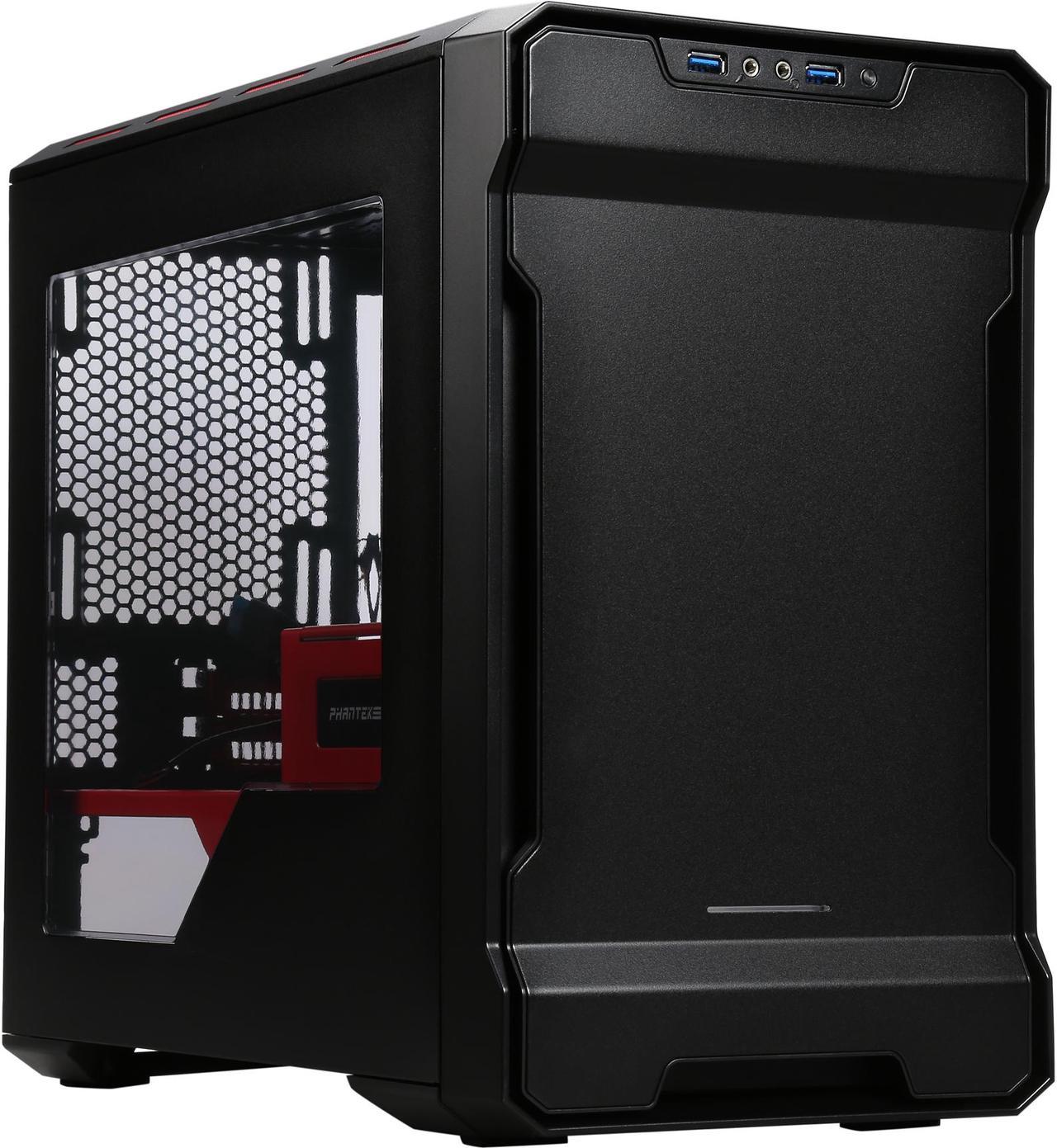 Phanteks Enthoo Evolv ITX Series PH-ES215P_SRD Black / Red Mini-ITX Computer Case