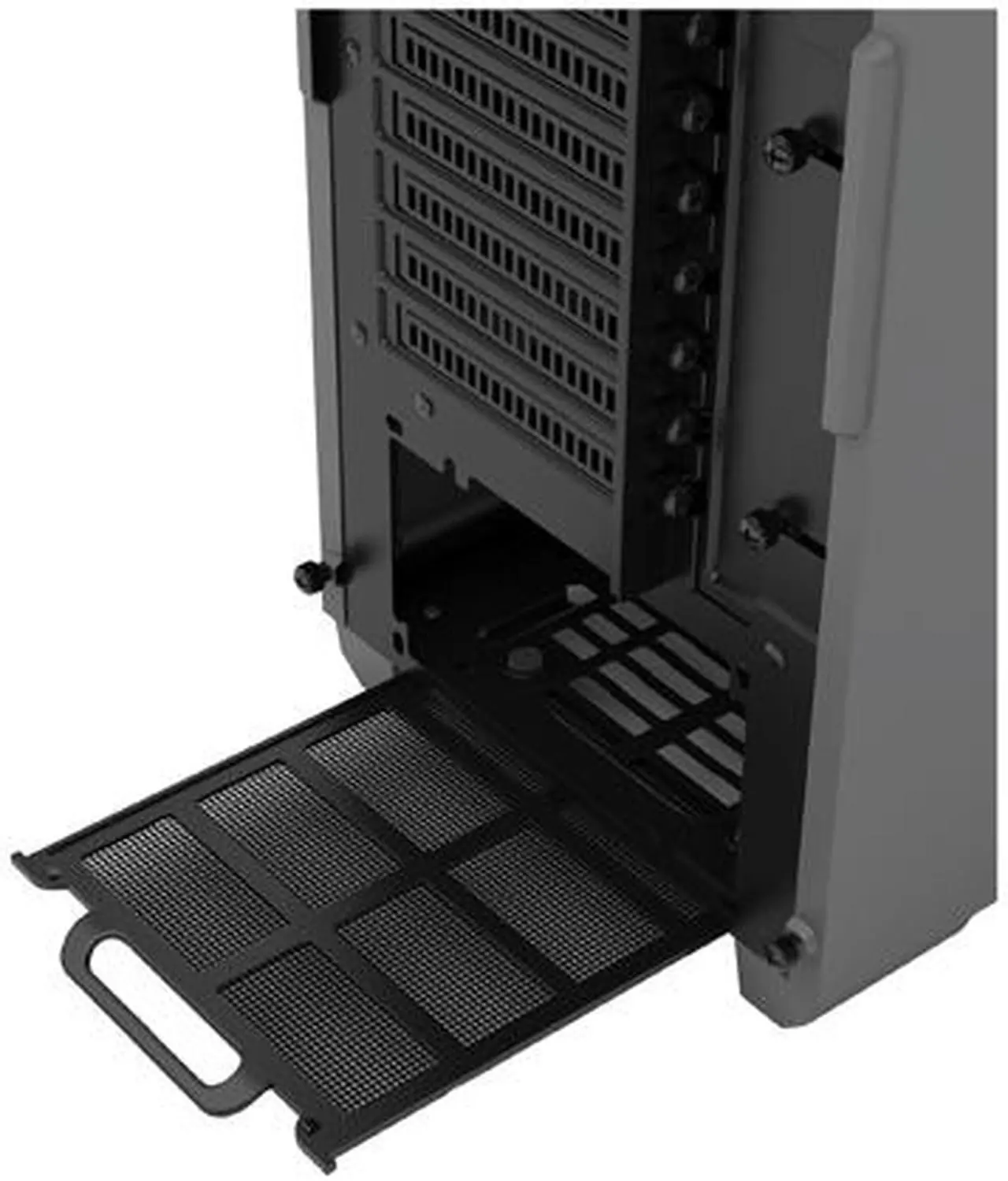 Alt view image 4 of 14 - Phanteks Eclipse P400S Series PH-EC416PSC_AG Anthracite Grey Steel Silent Close Window ATX Mid Tower Cases with 10 Color RGB Downlight