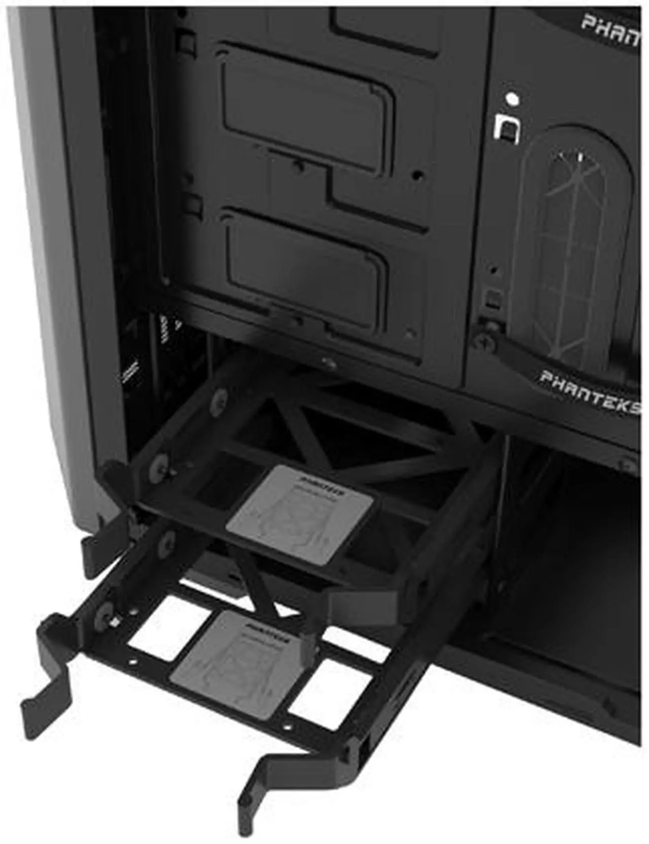 Alt view image 5 of 14 - Phanteks Eclipse P400S Series PH-EC416PSC_AG Anthracite Grey Steel Silent Close Window ATX Mid Tower Cases with 10 Color RGB Downlight