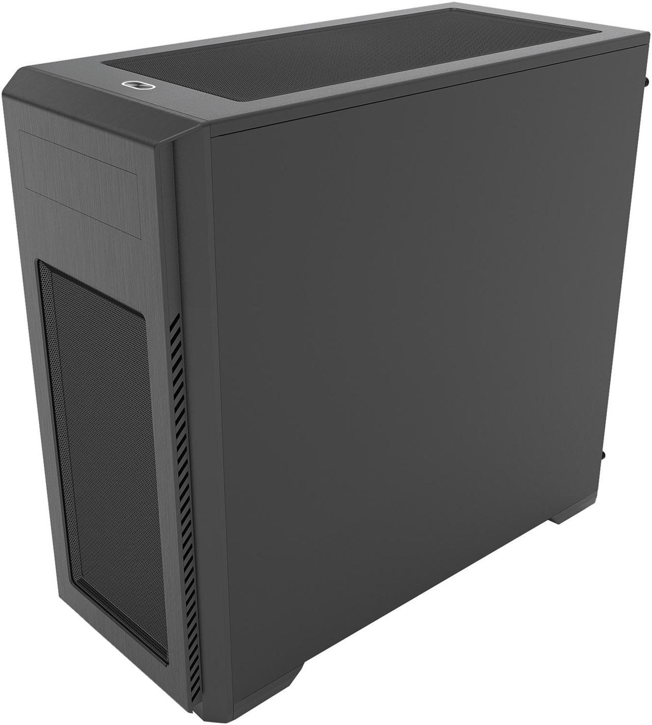 Alt view image 4 of 19 - Phanteks Enthoo Pro M Series PH-ES515PTG_BK Brushed Black Steel Frame / ABS Front / Tempered Glass Window ATX Mid Tower Computer Case