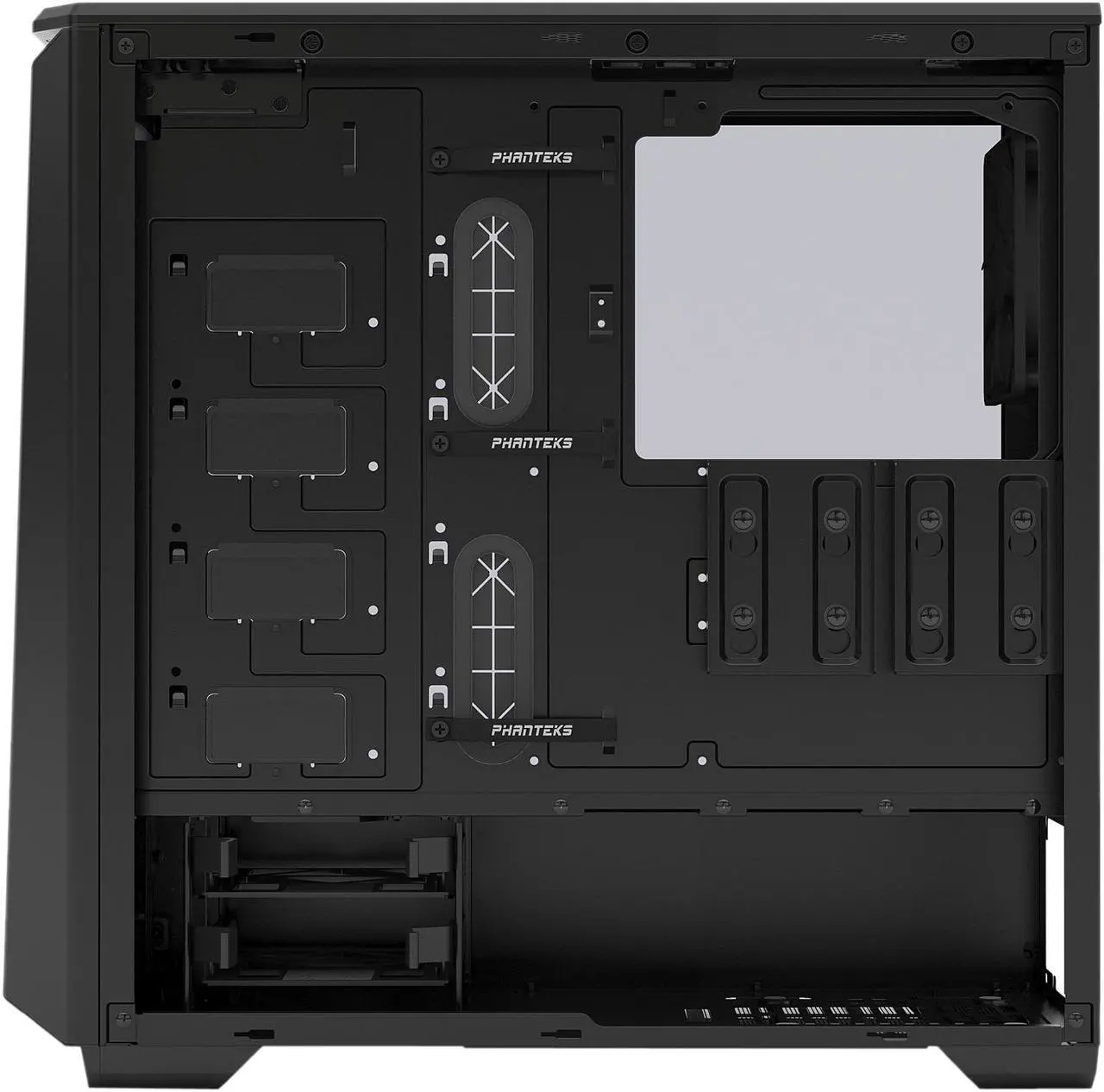 Alt view image 5 of 13 - Phanteks Eclipse P400 PH-EC416PTG_BK Satin Black Tempered Glass/Steel ATX Mid Tower Computer Case