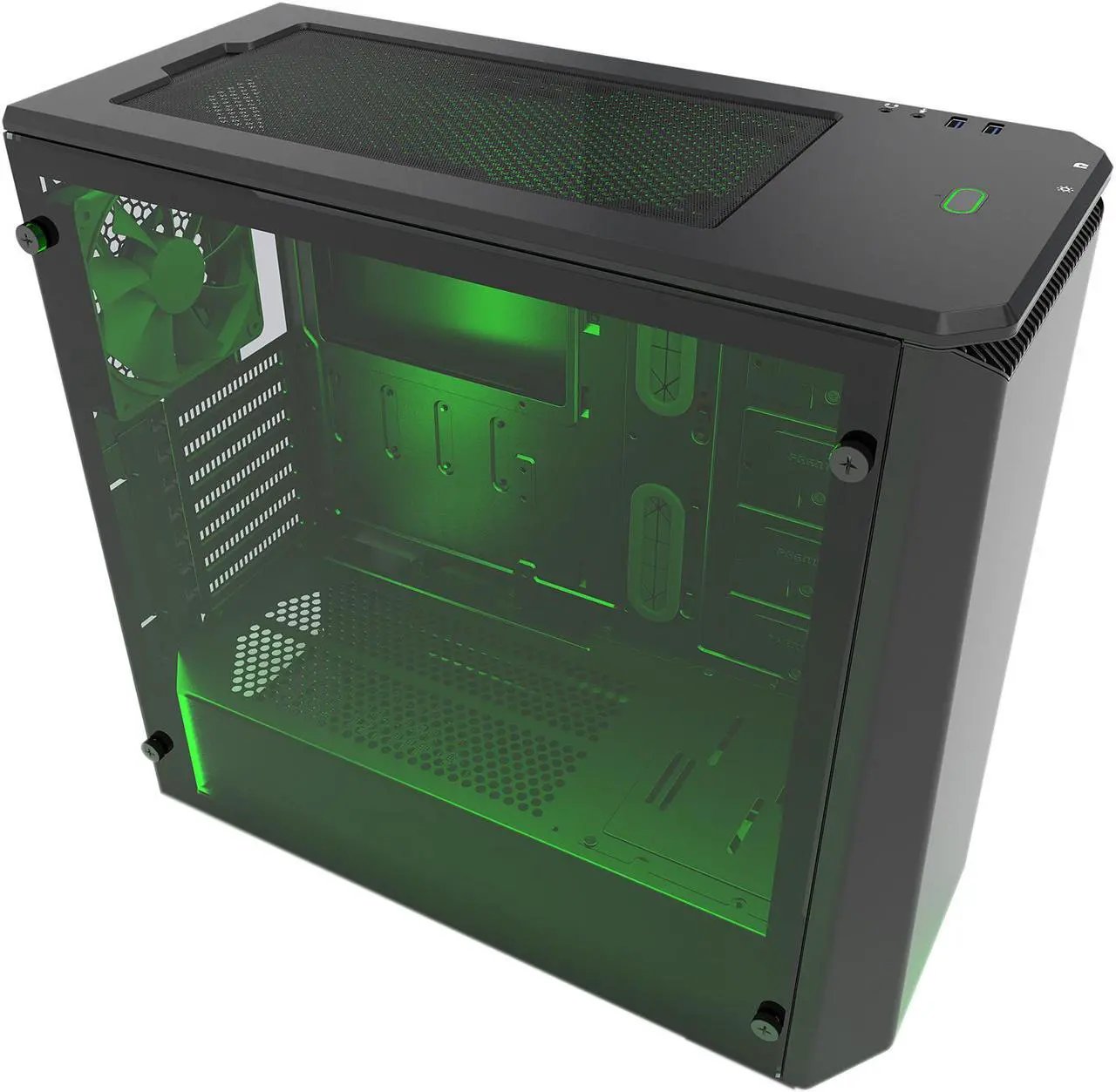 Alt view image 4 of 13 - Phanteks Eclipse P400 PH-EC416PTG_BK Satin Black Tempered Glass/Steel ATX Mid Tower Computer Case