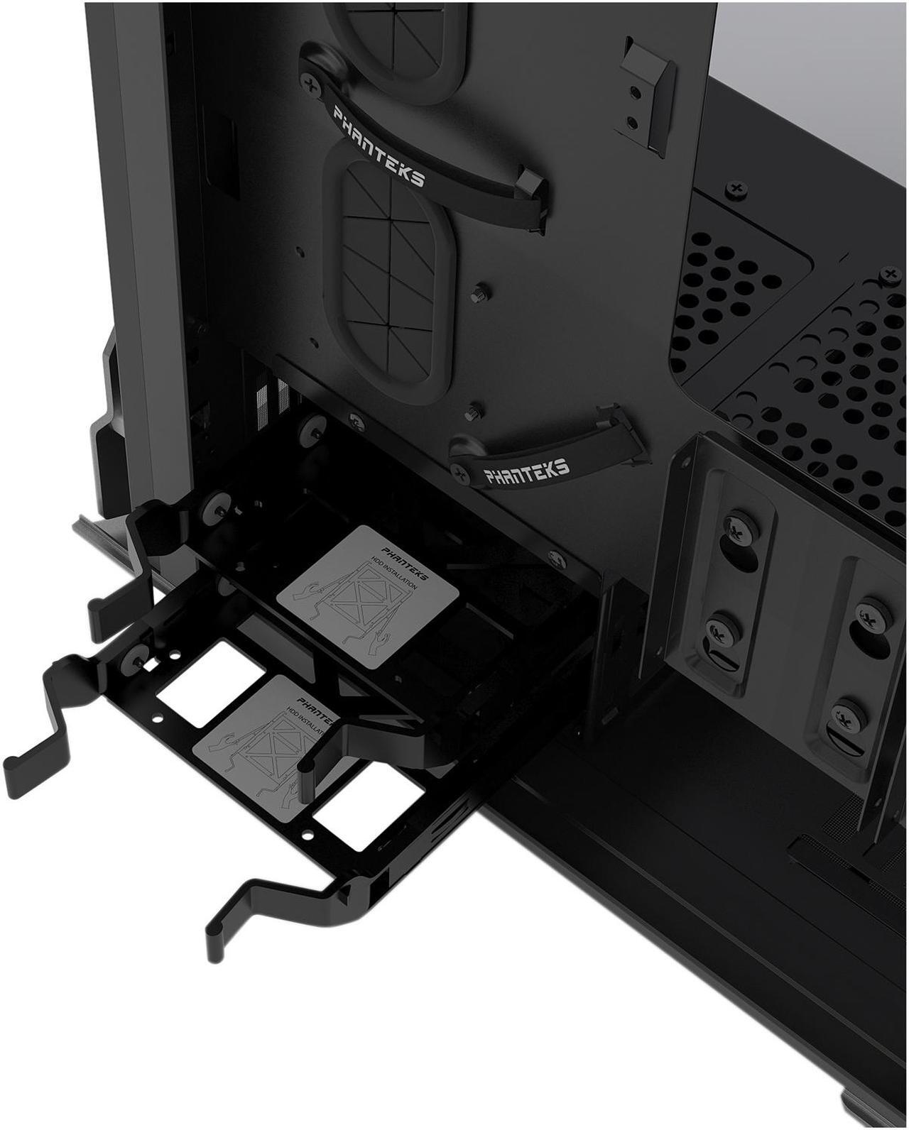 Alt view image 18 of 20 - Phanteks Enthoo Evolv PH-ES314ETG_AG Anthracite Gray Aluminum (3mm), Tempered Glass (3mm), Steel Chassis Micro ATX Tower Computer Case