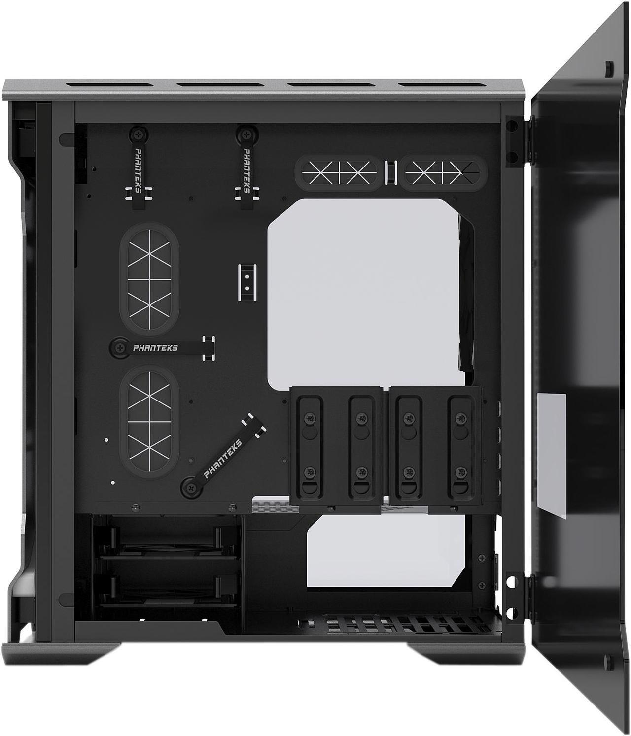 Alt view image 11 of 20 - Phanteks Enthoo Evolv PH-ES314ETG_AG Anthracite Gray Aluminum (3mm), Tempered Glass (3mm), Steel Chassis Micro ATX Tower Computer Case