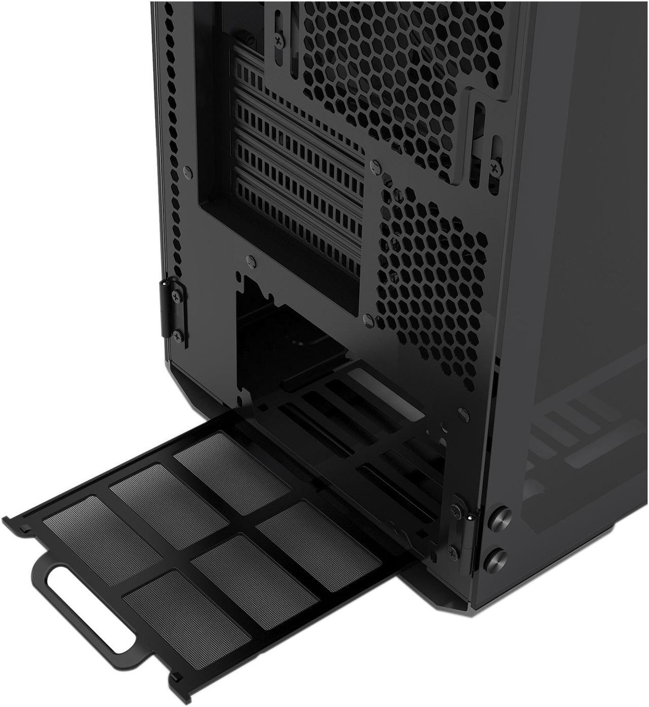 Alt view image 17 of 20 - Phanteks Enthoo Evolv PH-ES314ETG_AG Anthracite Gray Aluminum (3mm), Tempered Glass (3mm), Steel Chassis Micro ATX Tower Computer Case