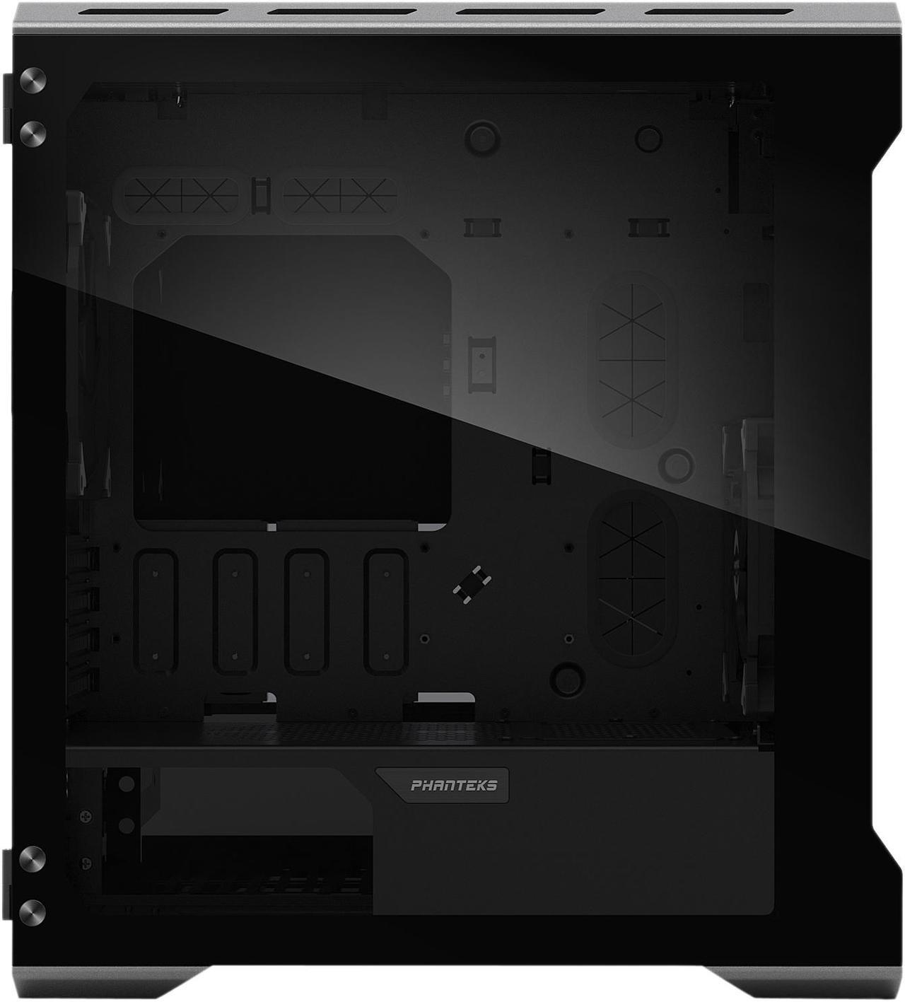 Alt view image 5 of 20 - Phanteks Enthoo Evolv PH-ES314ETG_AG Anthracite Gray Aluminum (3mm), Tempered Glass (3mm), Steel Chassis Micro ATX Tower Computer Case