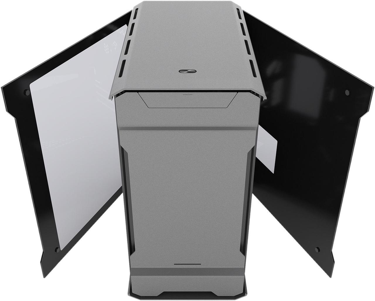 Alt view image 7 of 20 - Phanteks Enthoo Evolv PH-ES314ETG_AG Anthracite Gray Aluminum (3mm), Tempered Glass (3mm), Steel Chassis Micro ATX Tower Computer Case