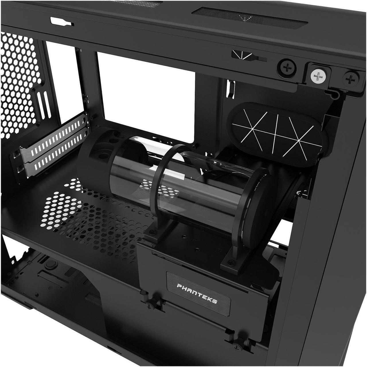 Alt view image 16 of 17 - Phanteks Enthoo Evolv ITX Tempered Glass PH-ES215PTG_BK Black Steel plates, Plastic, Steel chassis Mini-ITX Tower Computer Case