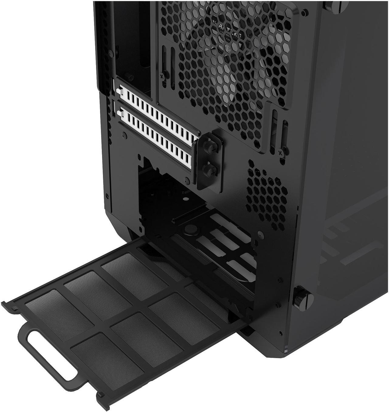 Alt view image 14 of 17 - Phanteks Enthoo Evolv ITX Tempered Glass PH-ES215PTG_BK Black Steel plates, Plastic, Steel chassis Mini-ITX Tower Computer Case