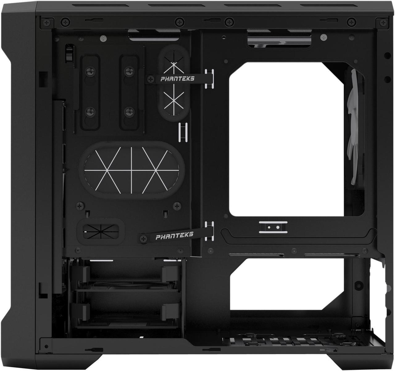Alt view image 8 of 17 - Phanteks Enthoo Evolv ITX Tempered Glass PH-ES215PTG_BK Black Steel plates, Plastic, Steel chassis Mini-ITX Tower Computer Case